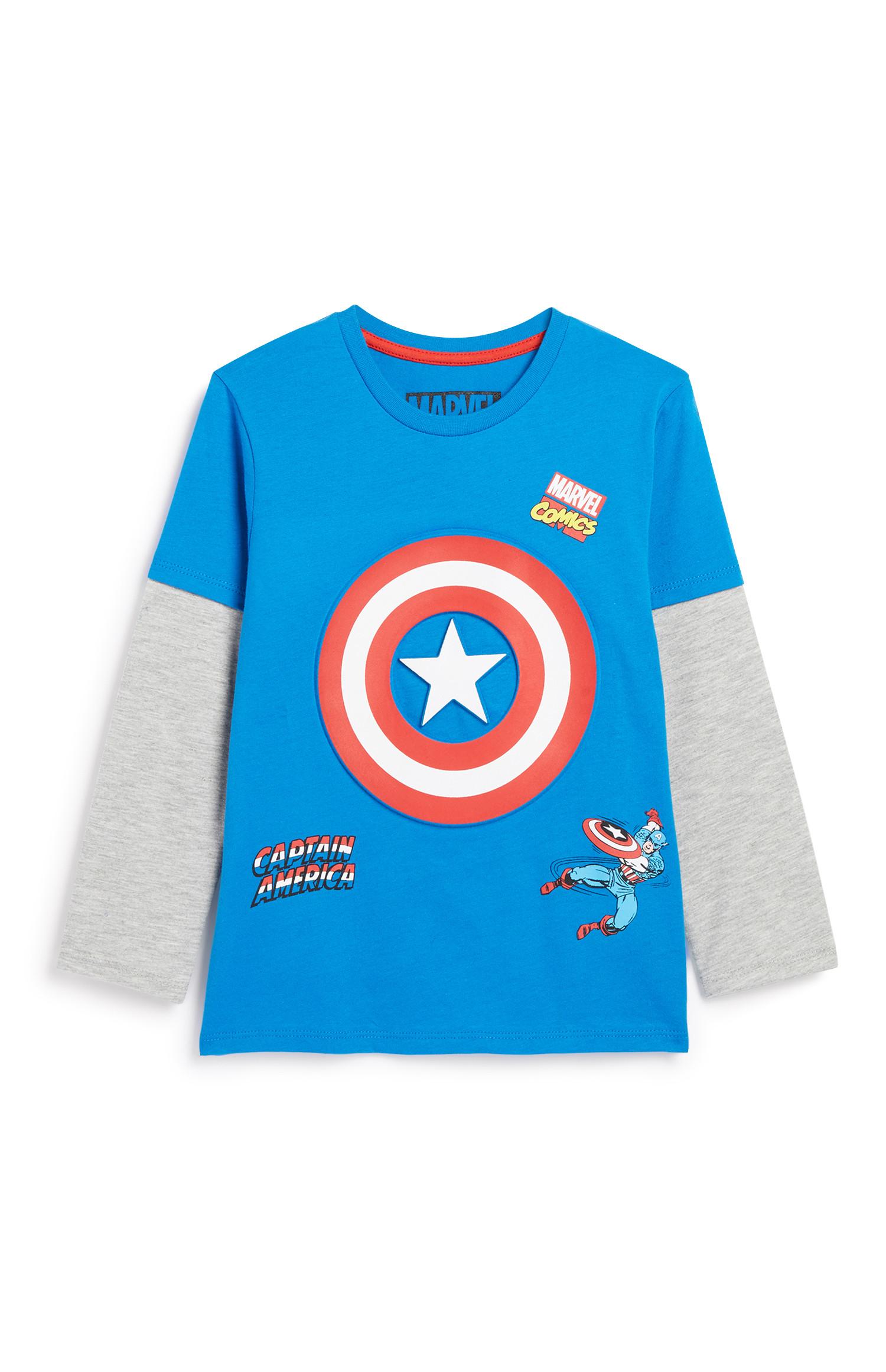 Majica za mlajše fante Captain America