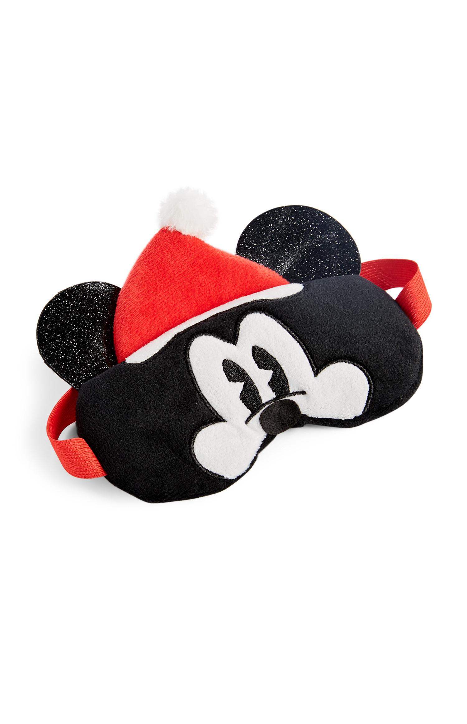 Máscara olhos Natal Mickey Mouse preto