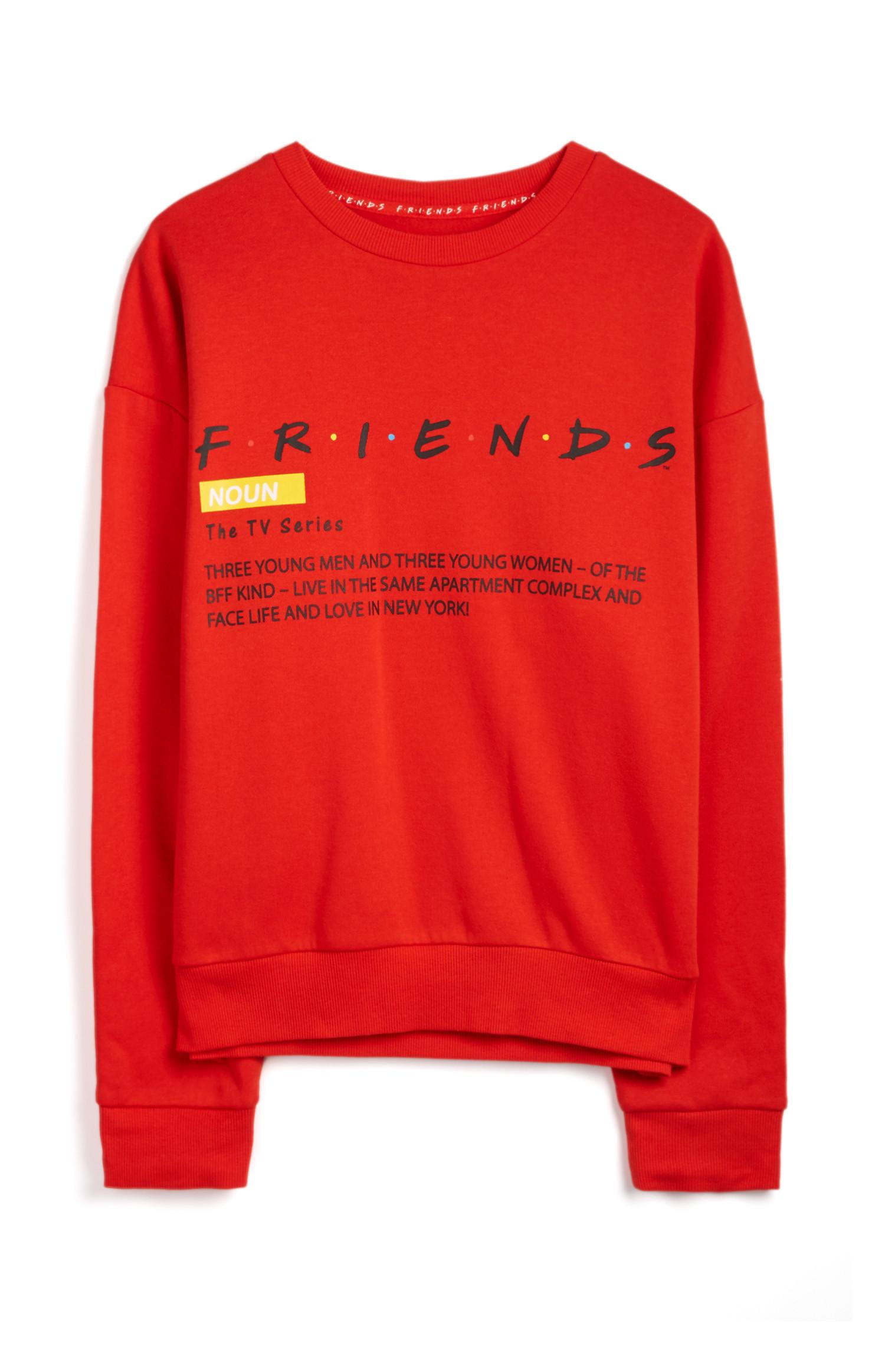 Camisola Friends vermelho