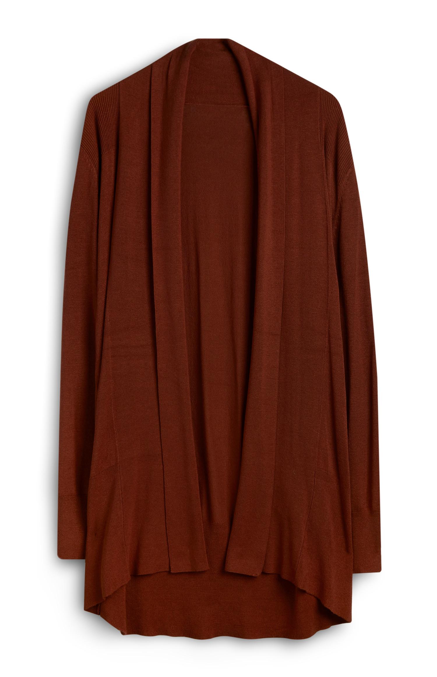 Casaco malha largo cor de vinho