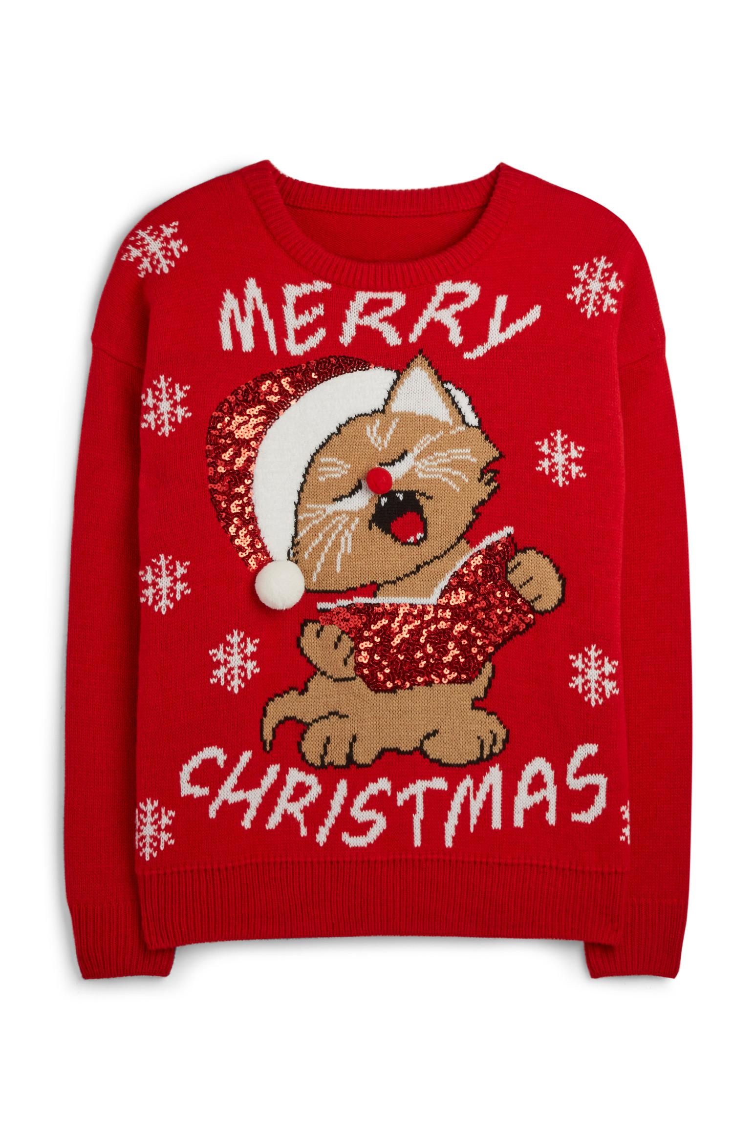 Camisola Natal gato cantor