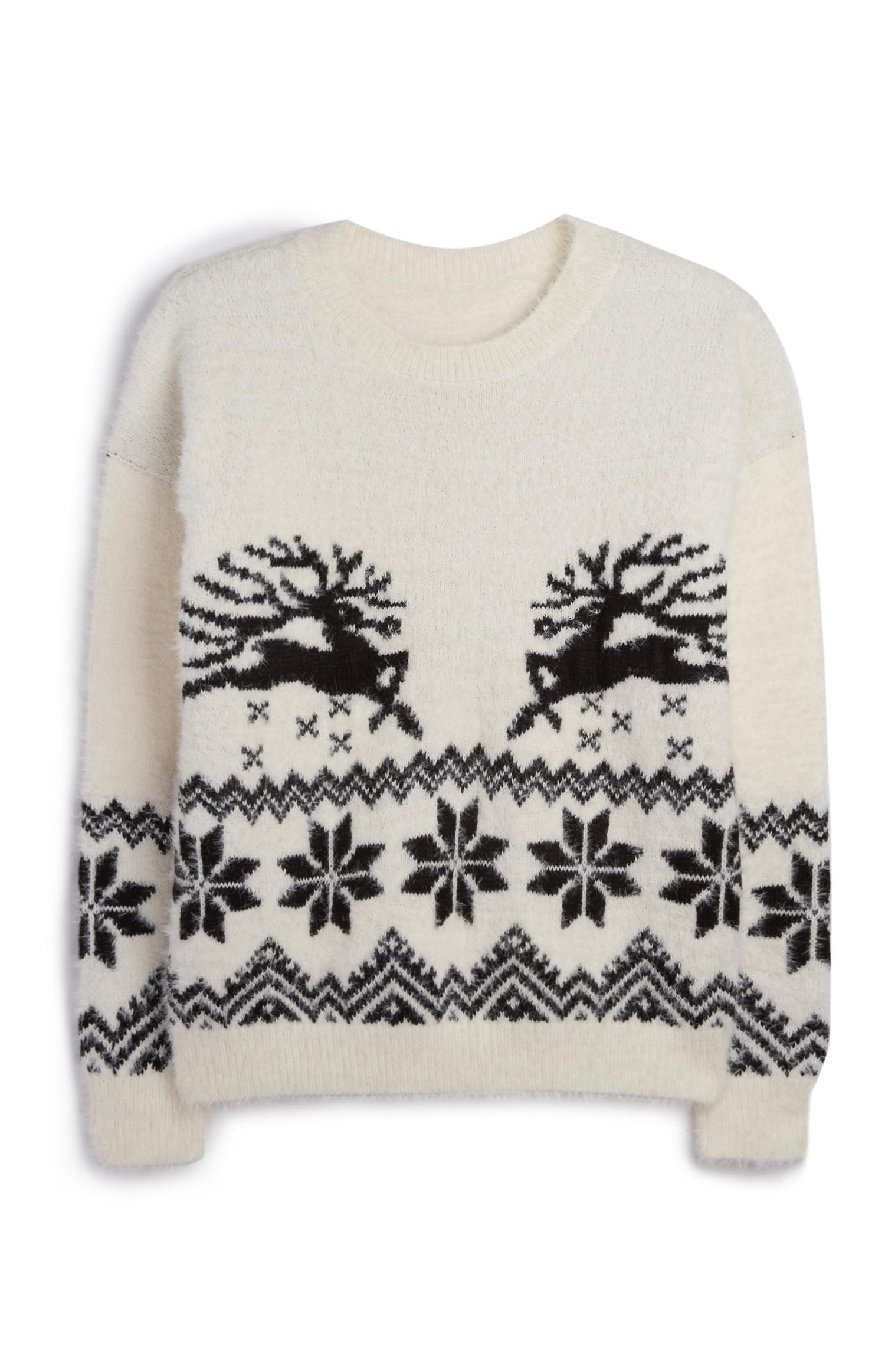 Camisola Natal rena branco