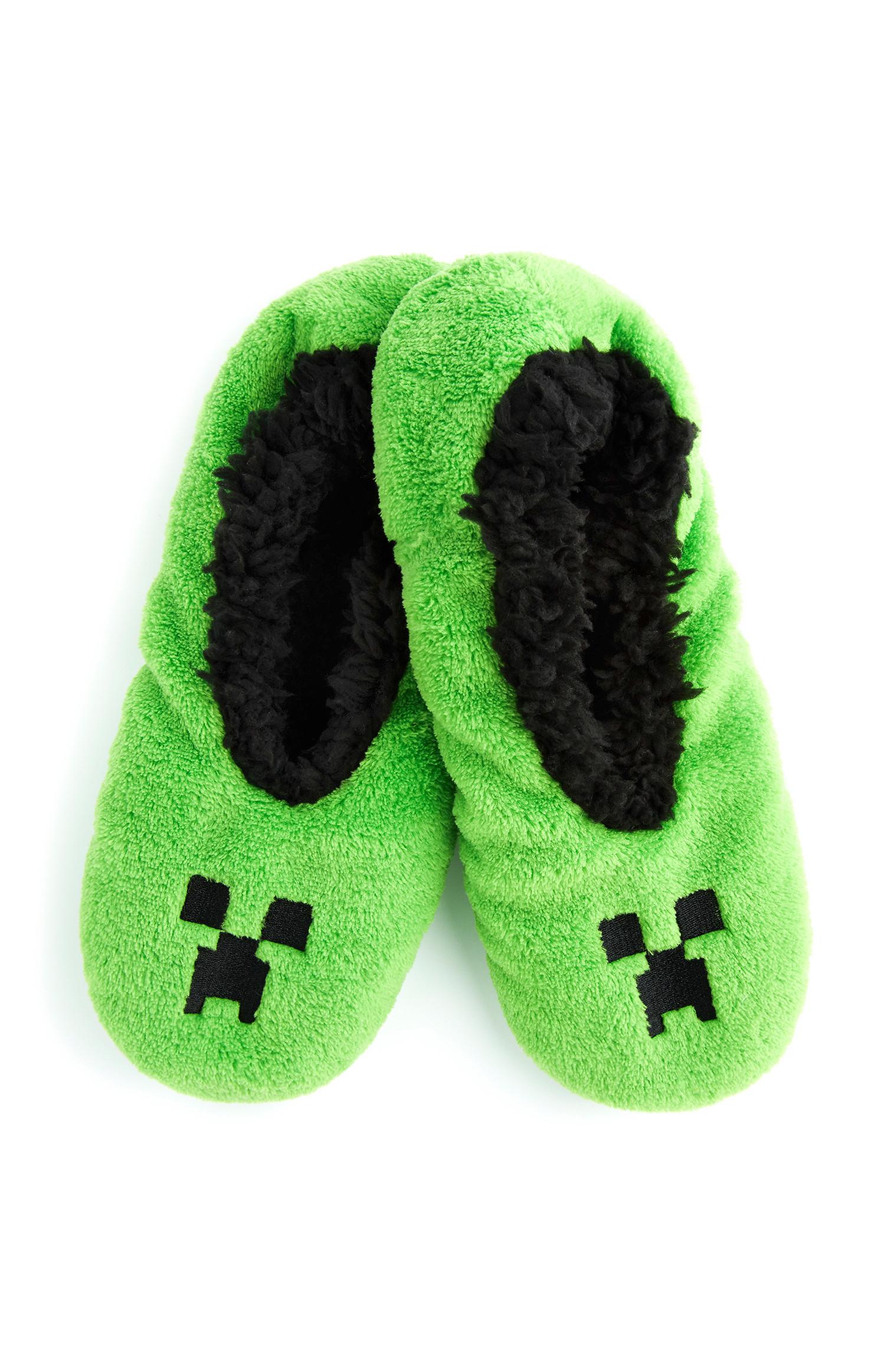 Zeleni copati Minecraft