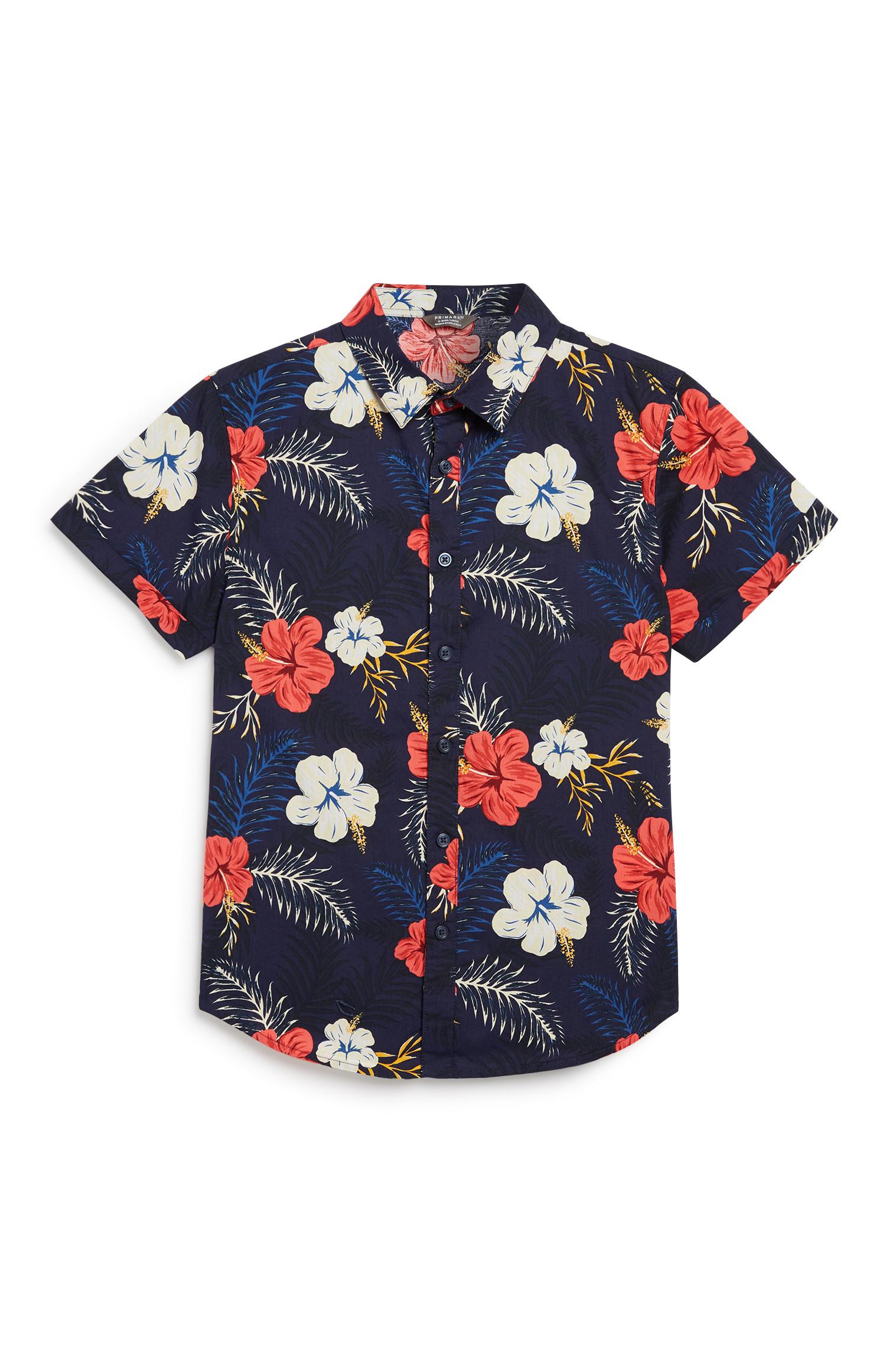 Camisa hawaiana para niño mayor