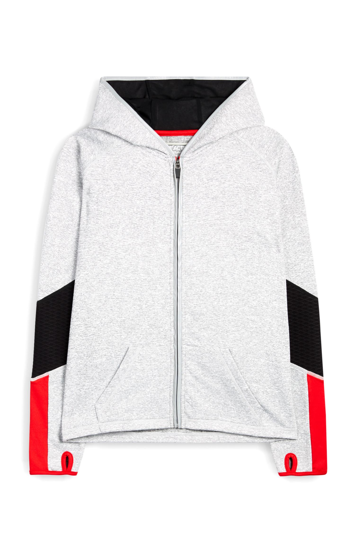 Sudadera gris de conjunto para niña mayor