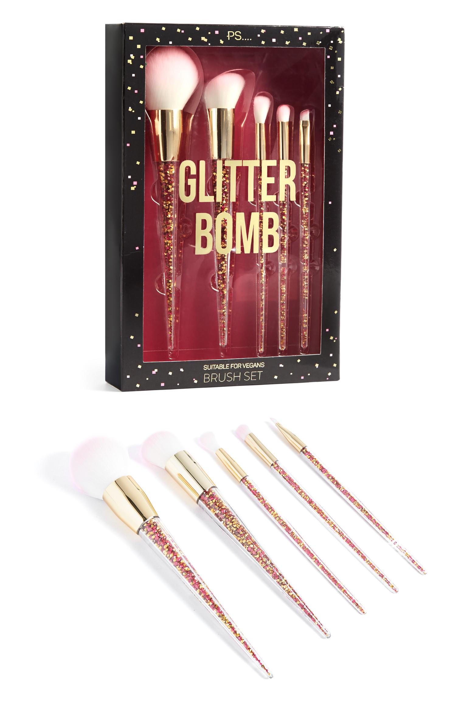 Set de brochas de maquillaje Glitterbomb