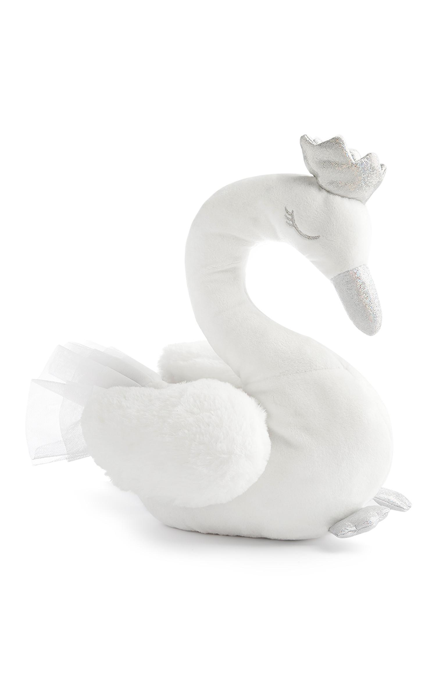 Peluche de cisne con corona