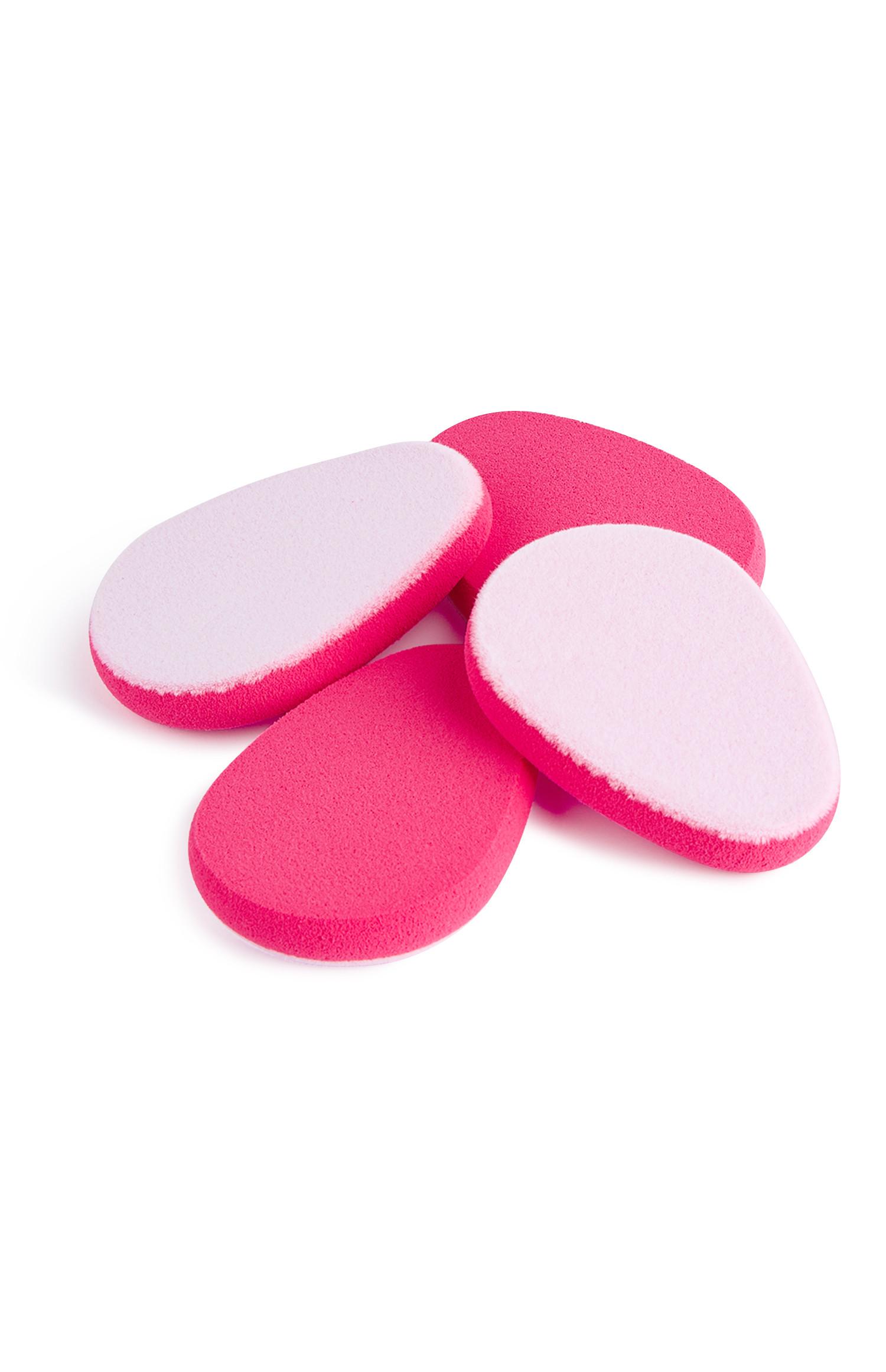 Pack de 4 esponjas de maquillaje de doble cara
