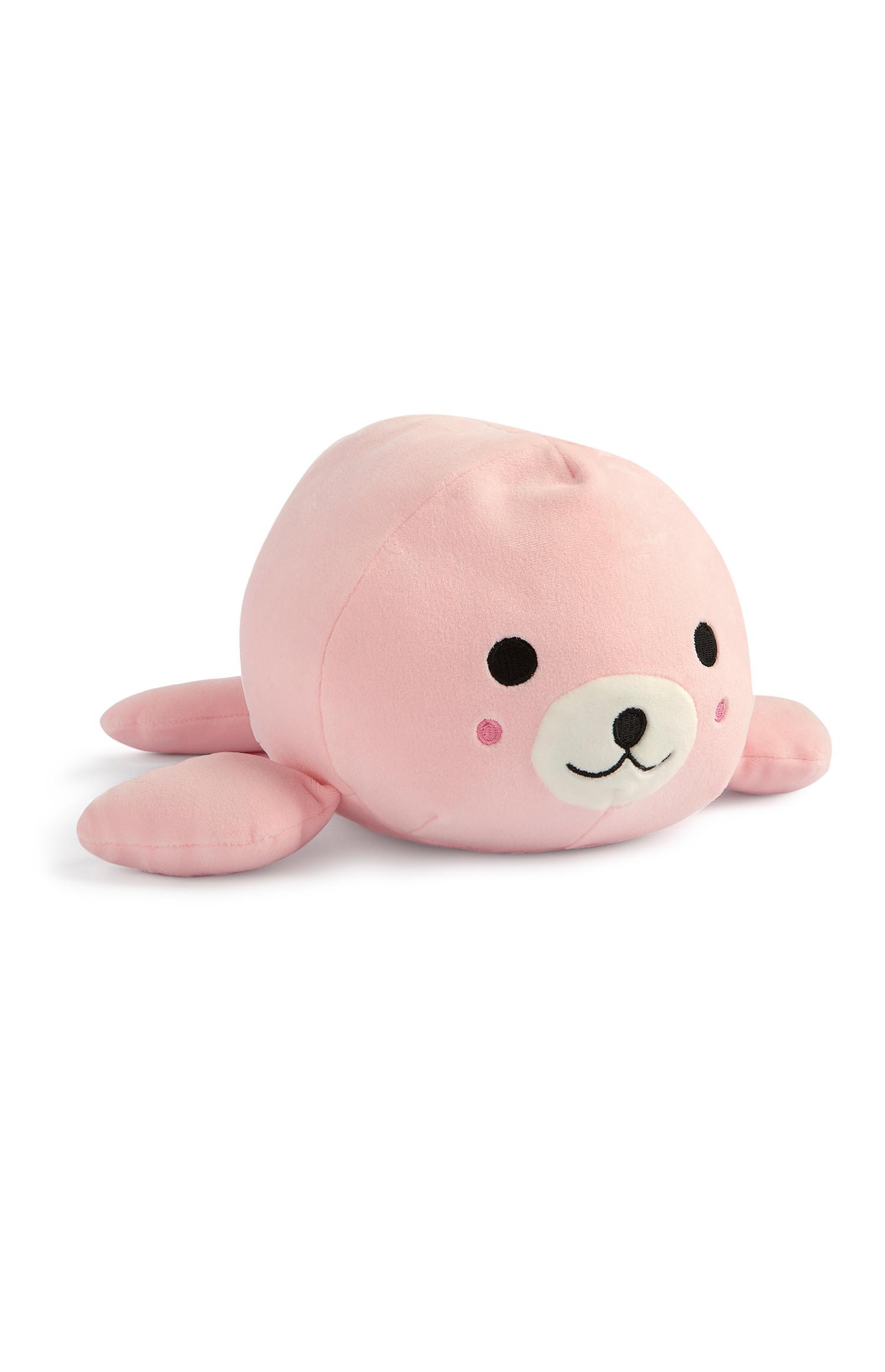 Peluche de foca rosa