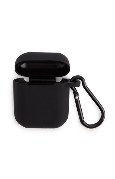 Black Clip On Wireless Earbud Case