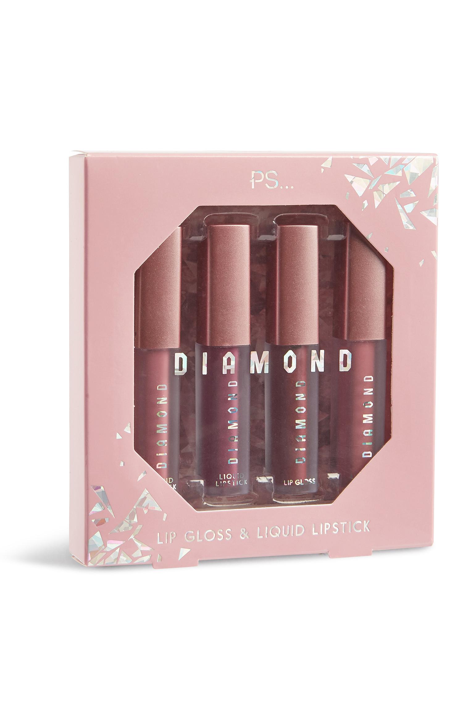 Pack de 4 brillos de labios «Diamond»