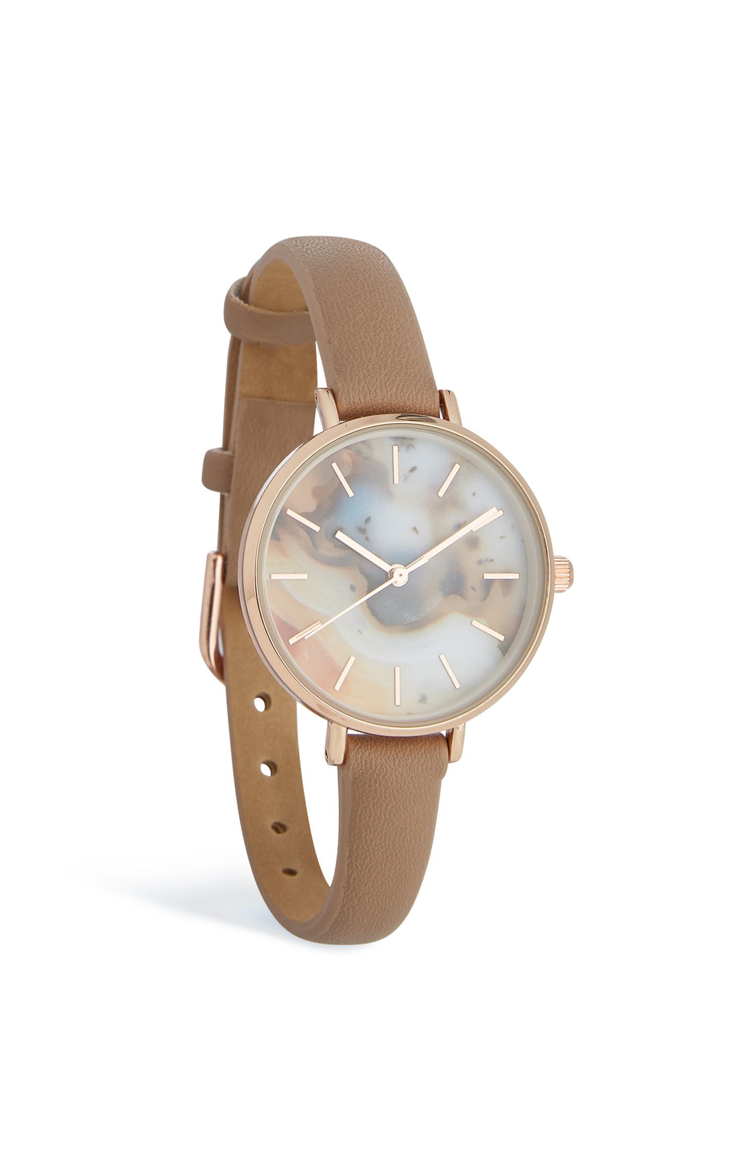 Ročna ura z marmorirano številčnico