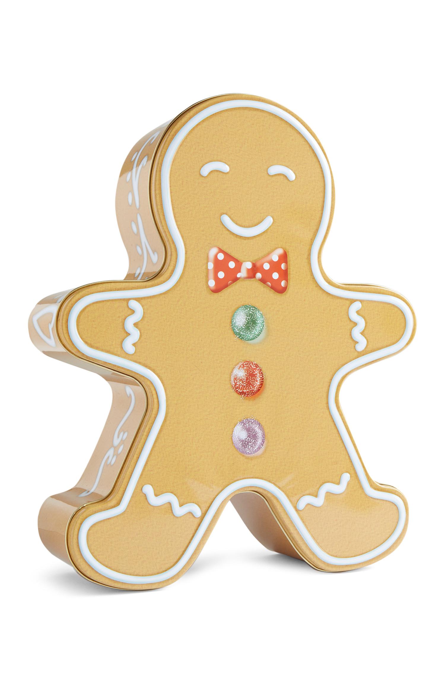 Lata biscoito homem gengibre