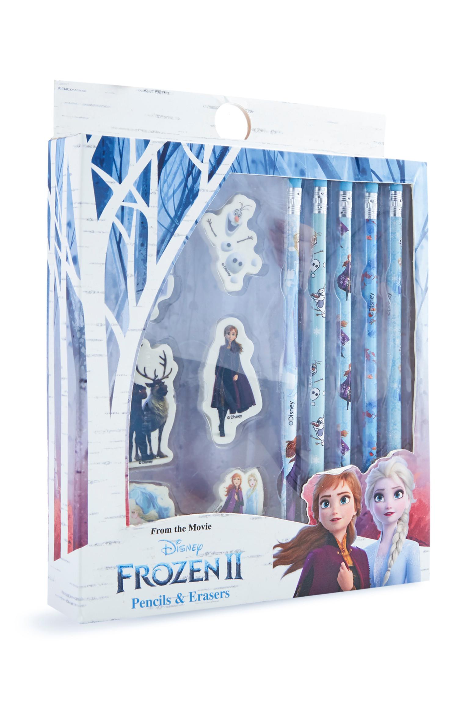 Conjunto lápis/borracha Frozen