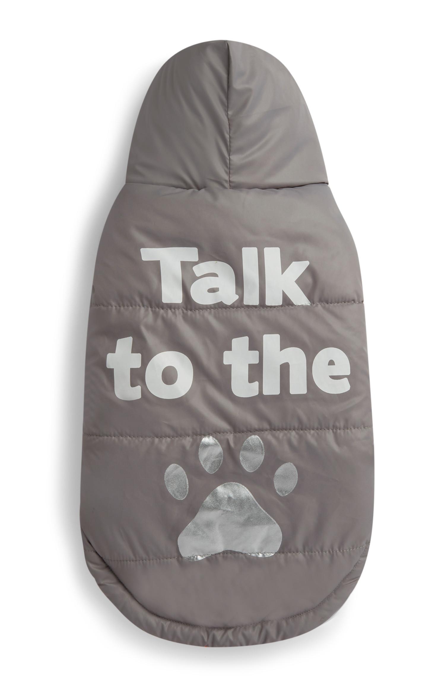 Conjunto para perro «Talk To The Paw» marrón claro