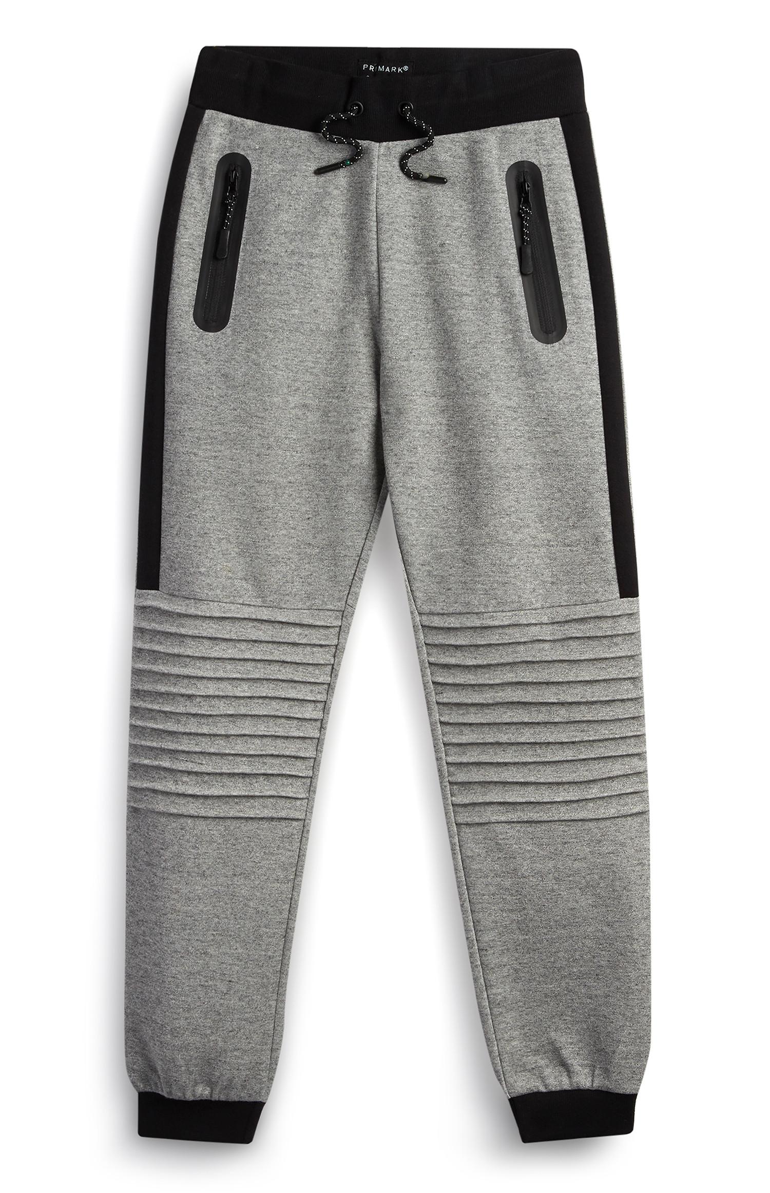 Pantalón de chándal gris con textura para niño mayor