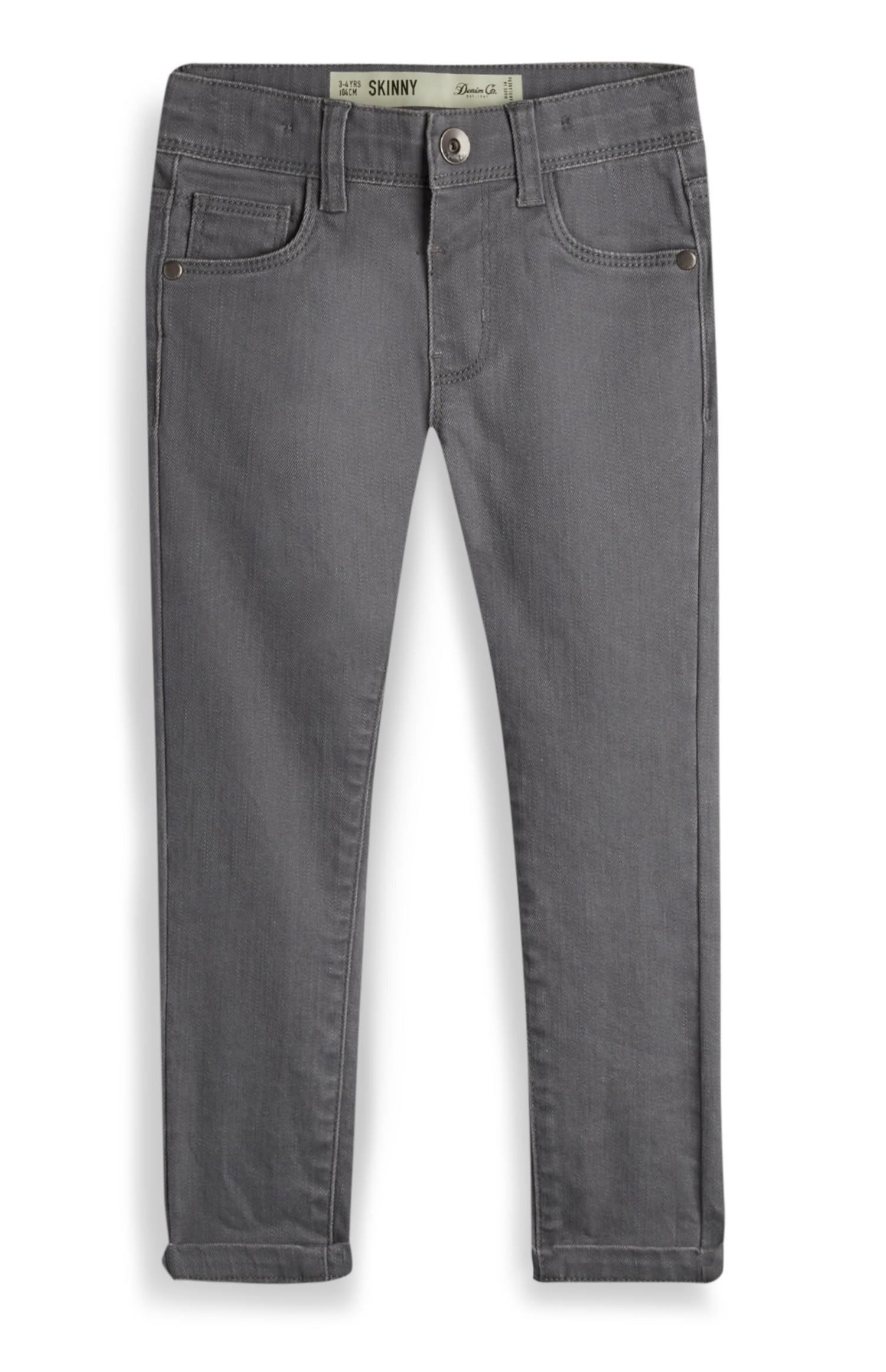 Jeans skinny grigi da bambino