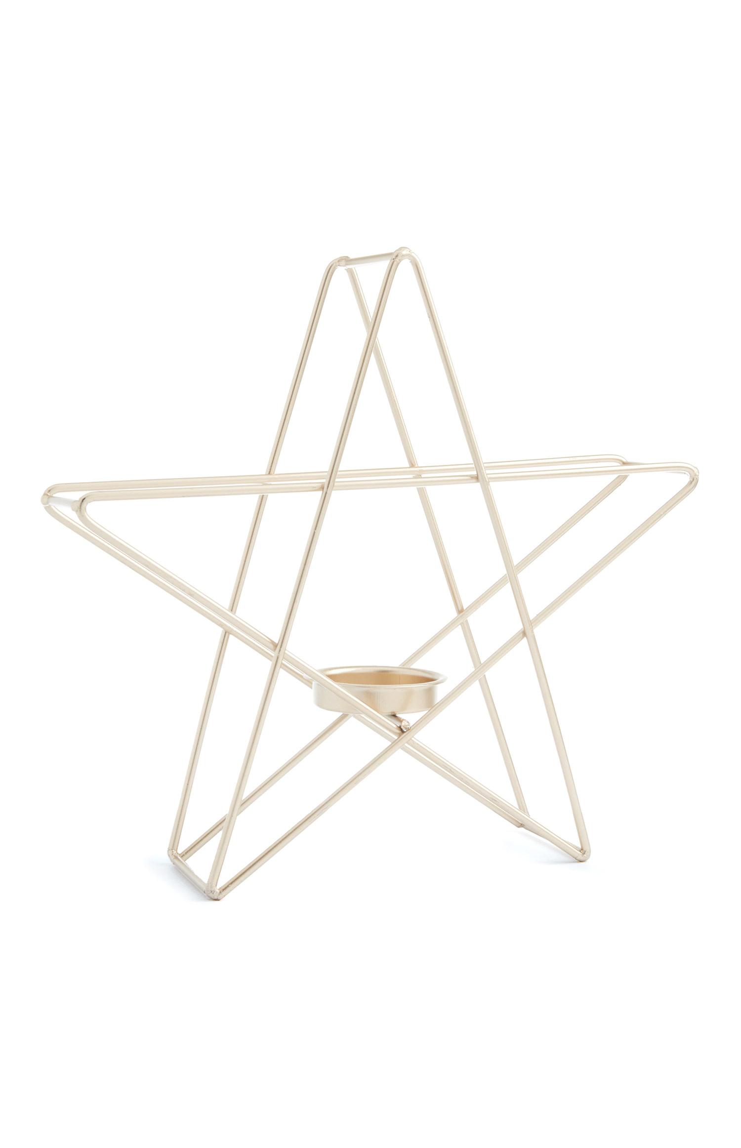 Soporte para vela de estrella