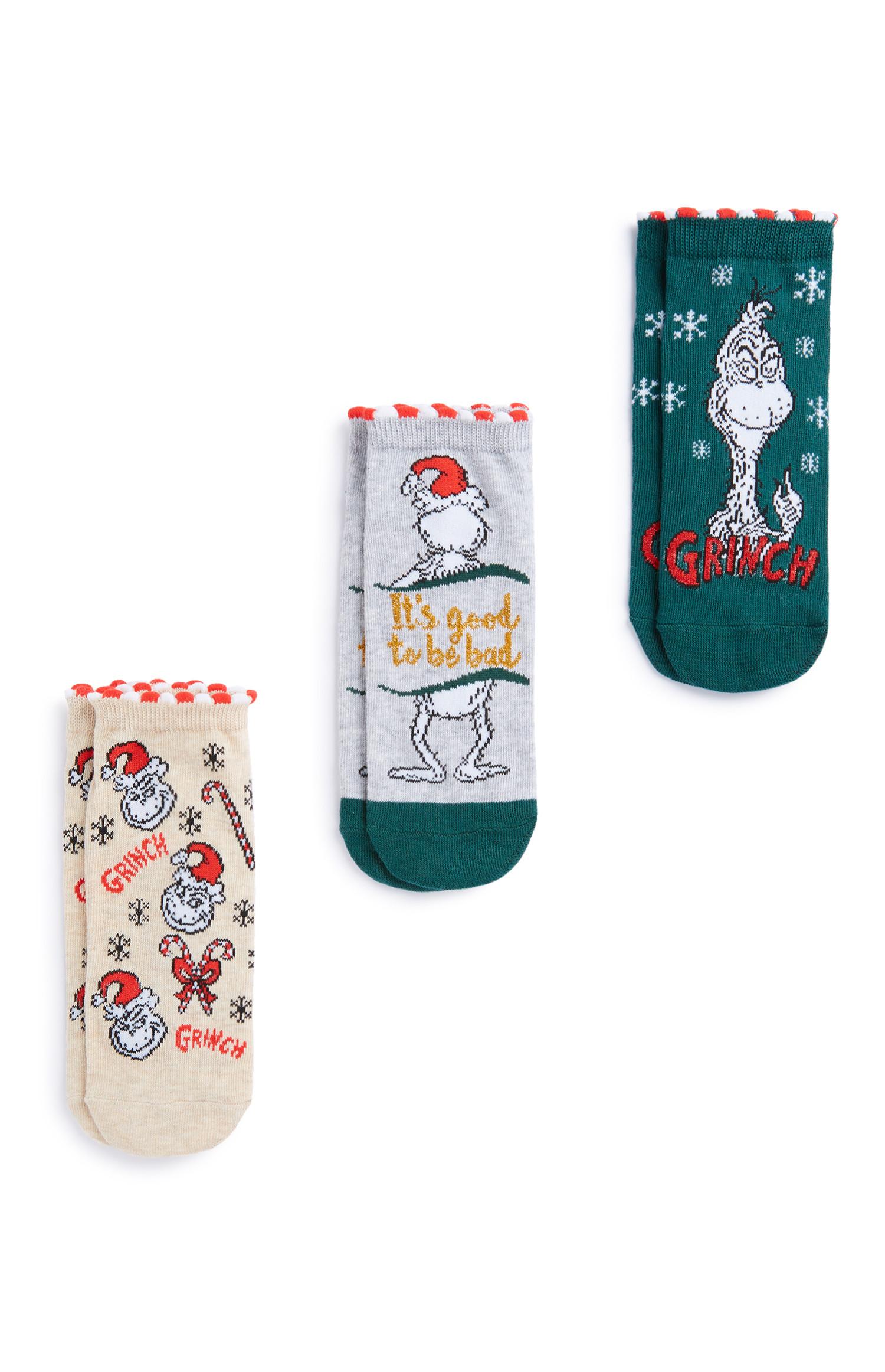 Pack 3 pares meias Grinch