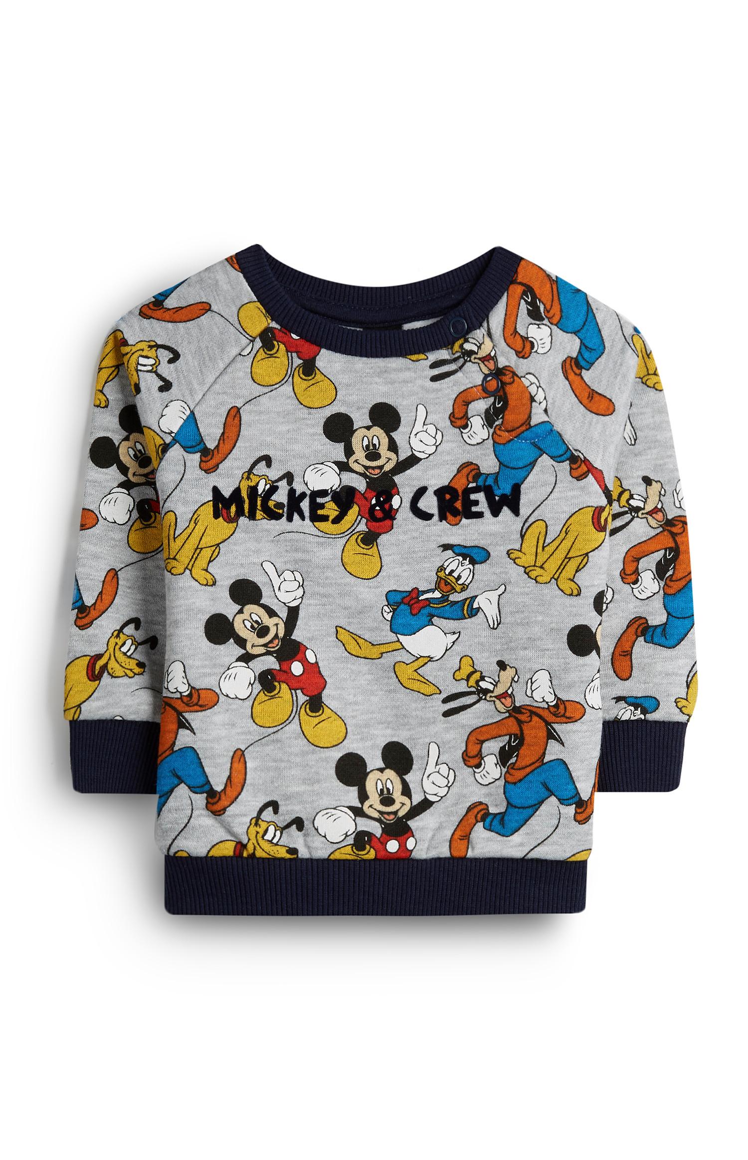 Jersey gris con cuello redondo de «Mickey And Crew» para bebé niño