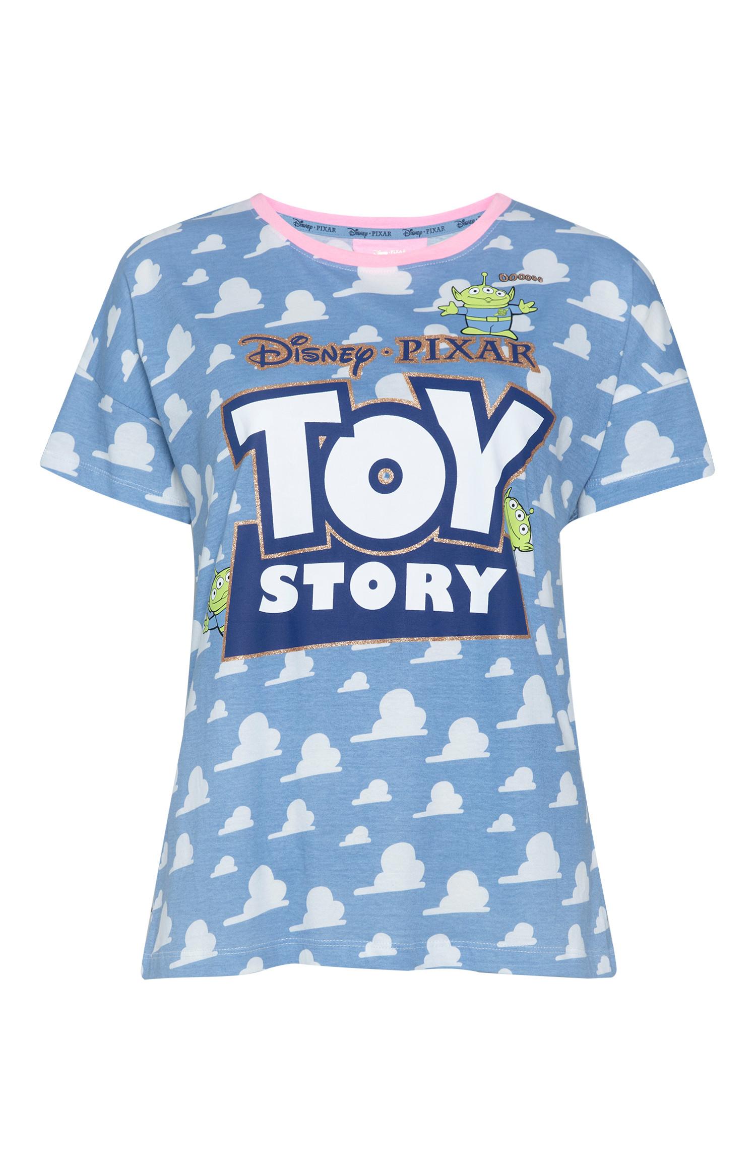 T-shirt bleu à imprimé nuages Toy Story