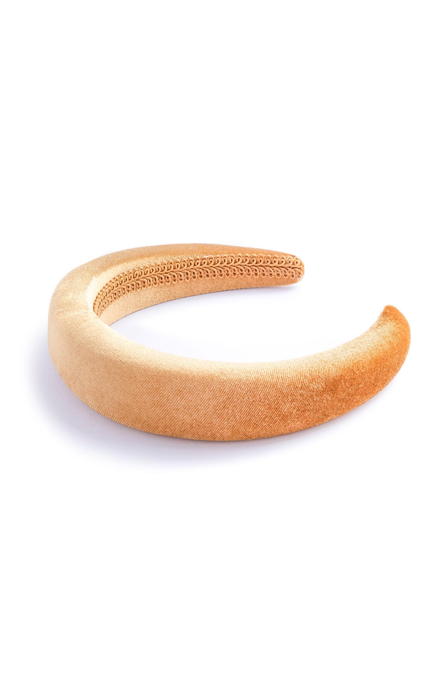 Bandolete veludo mostarda