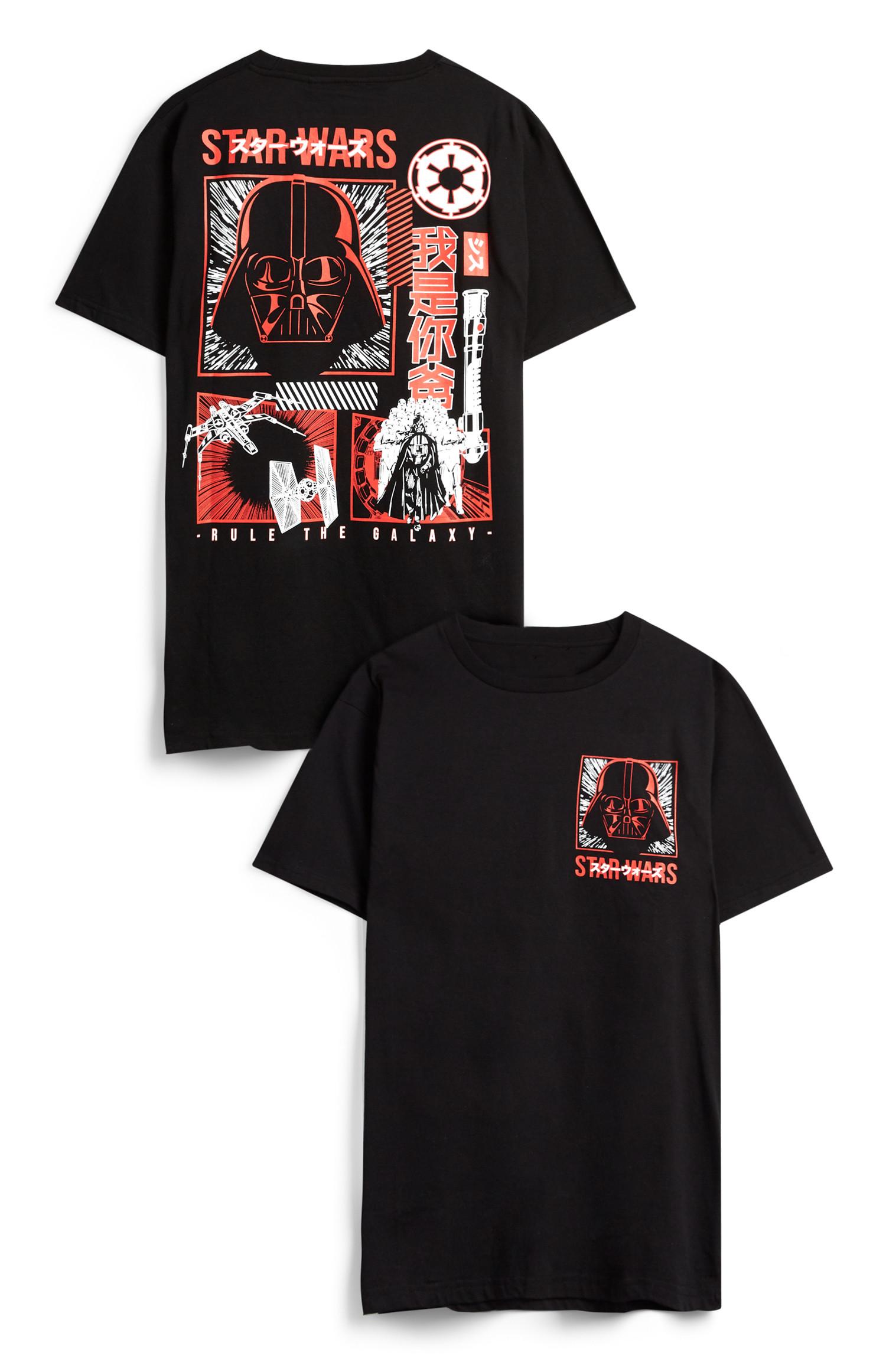 T-shirt Darth Vader preto