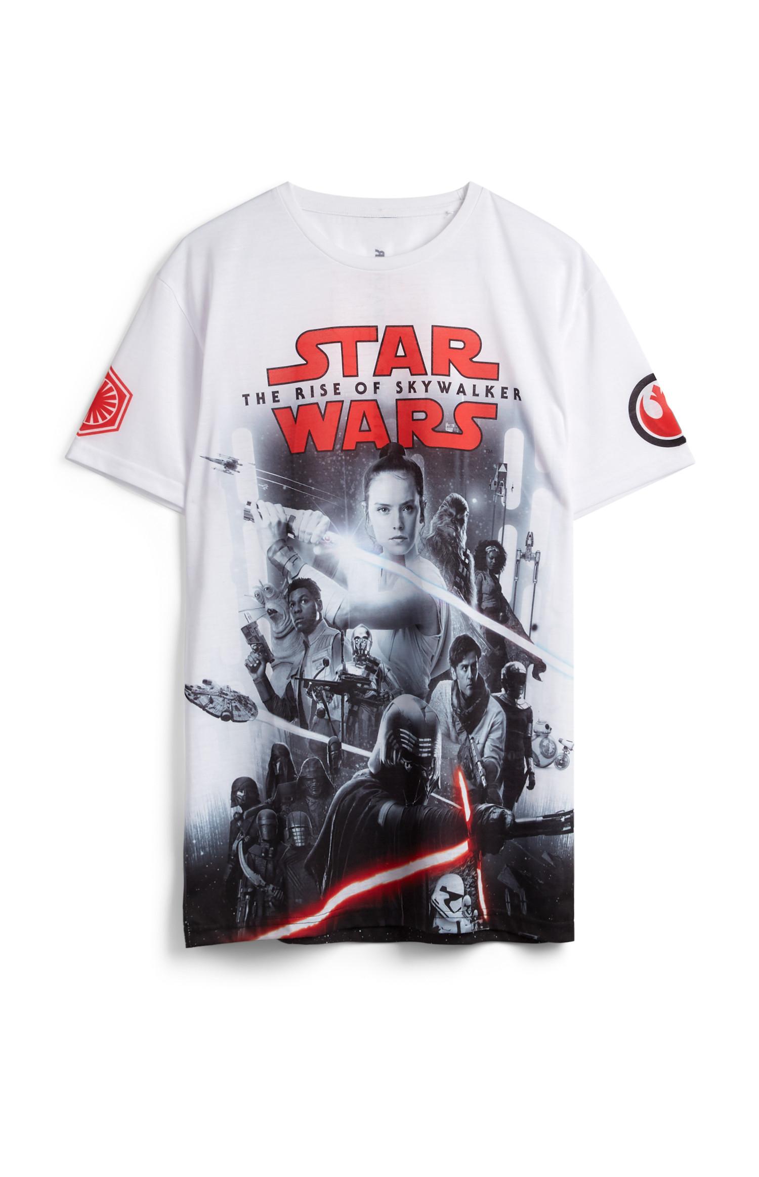 T-shirt Star Wars branco