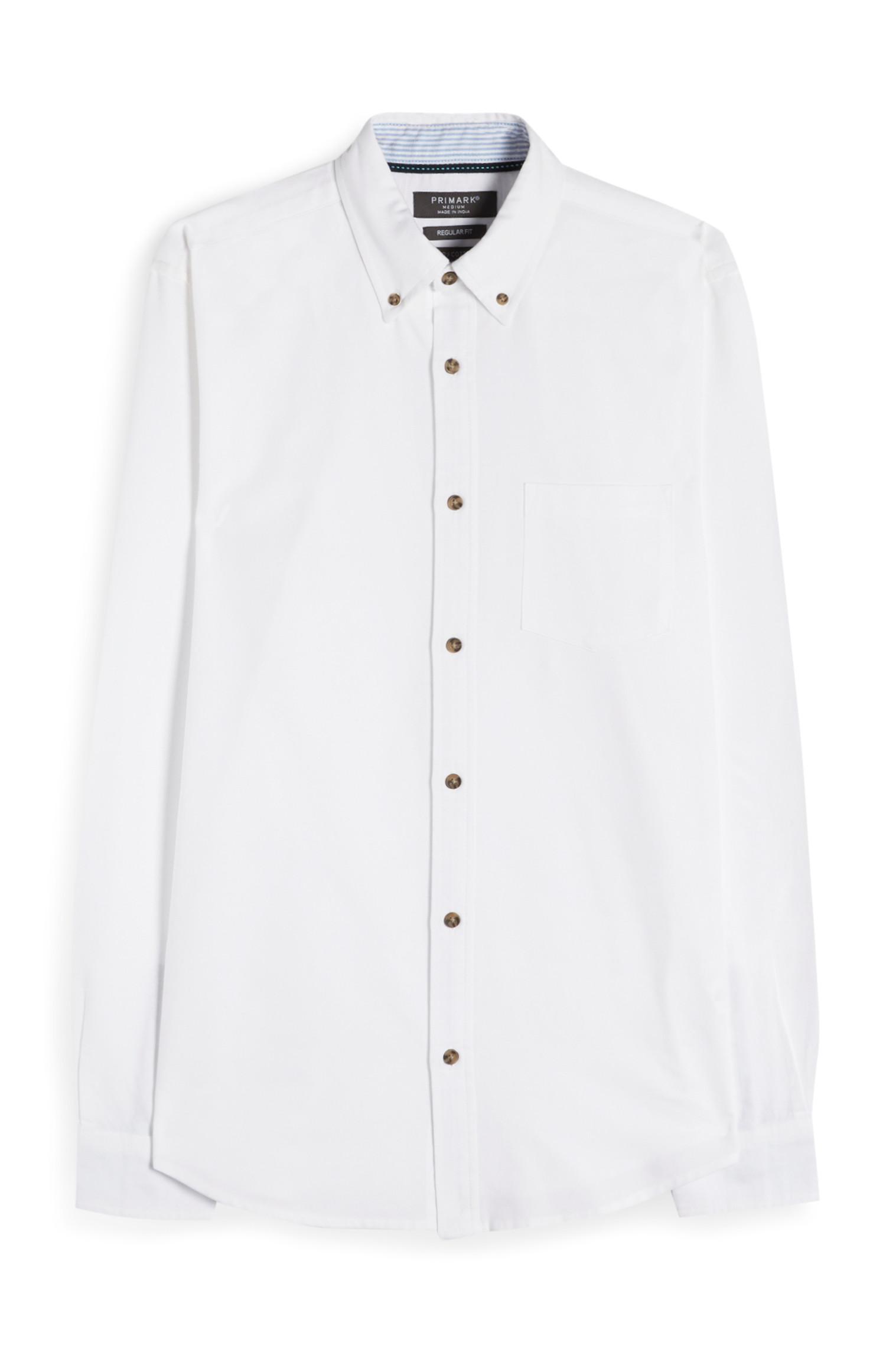 Camisa premium Oxford branco