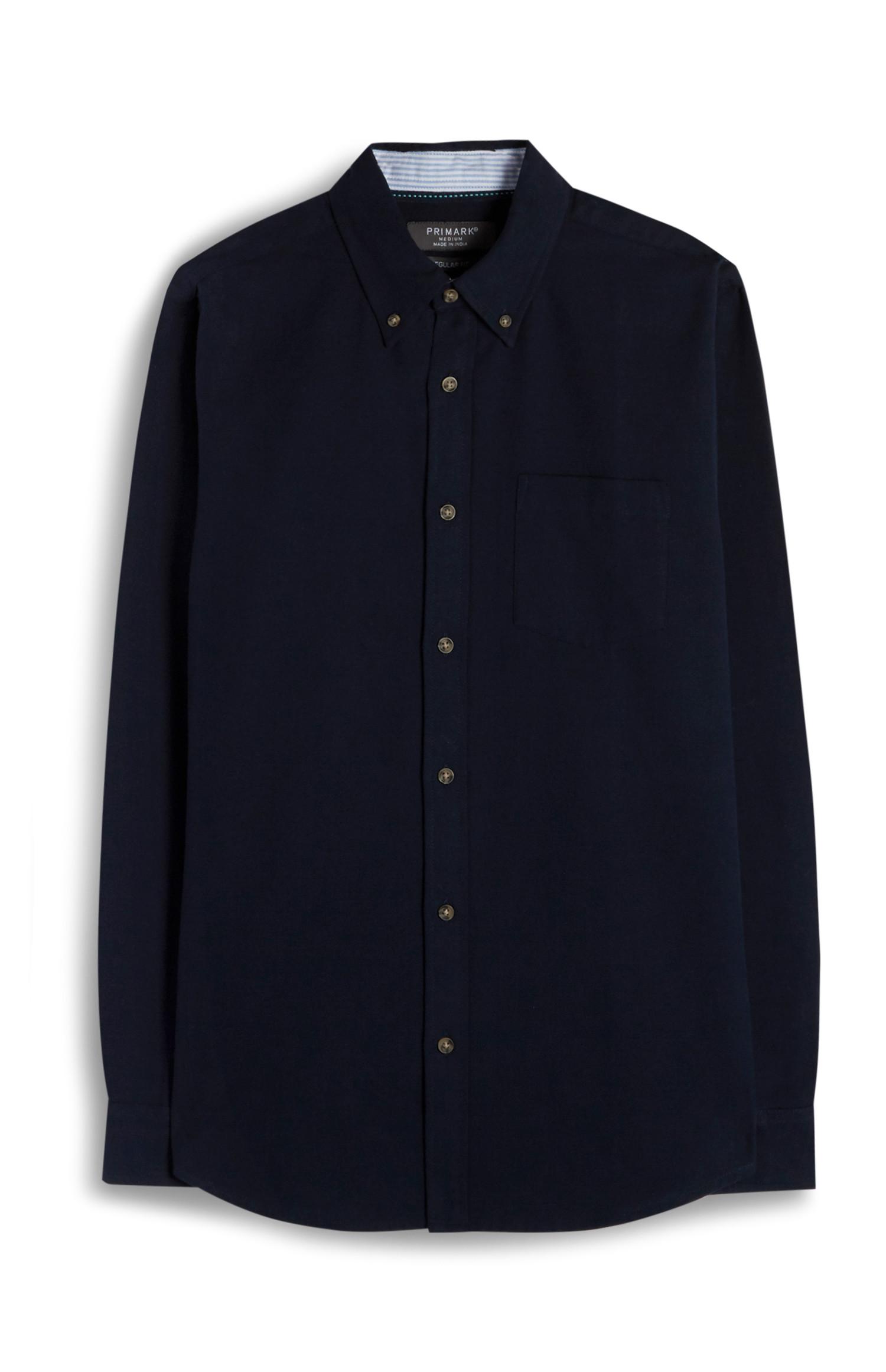 Temno modra srajca Premium Oxford