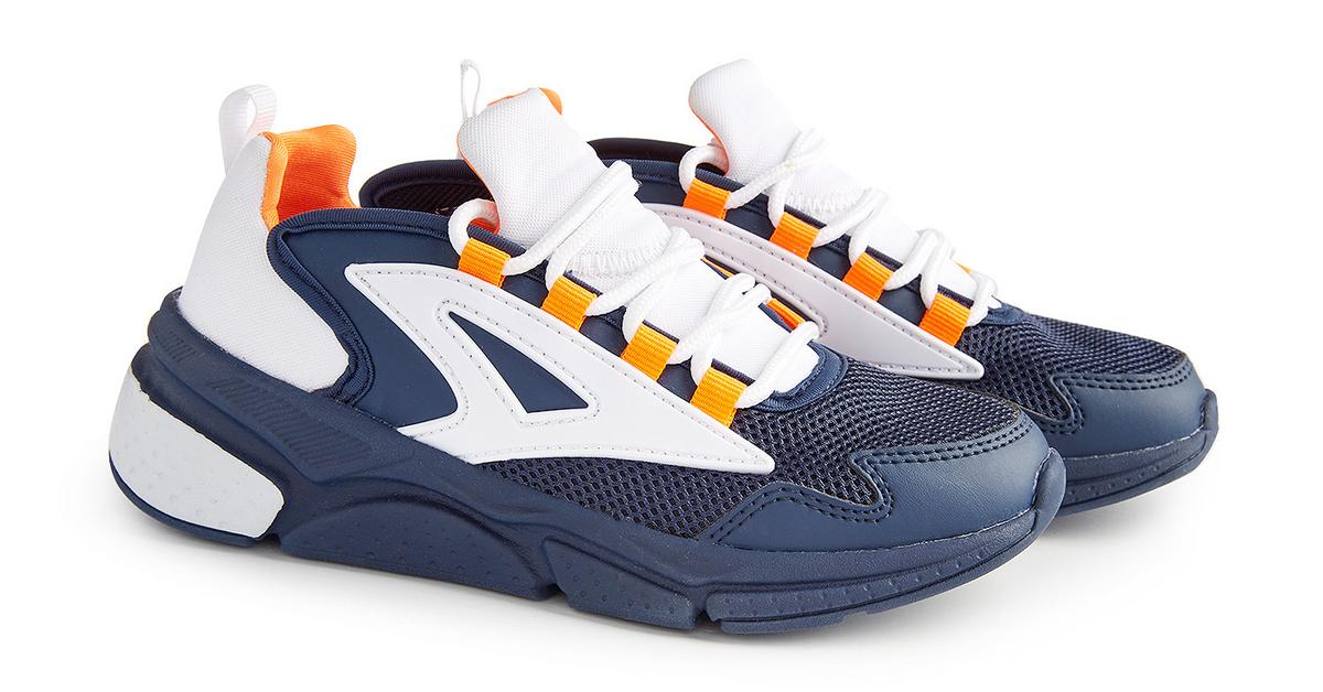 Older Boy Navy Chunky Trainers | Boys Shoes | Boys | Kids | Categories ...