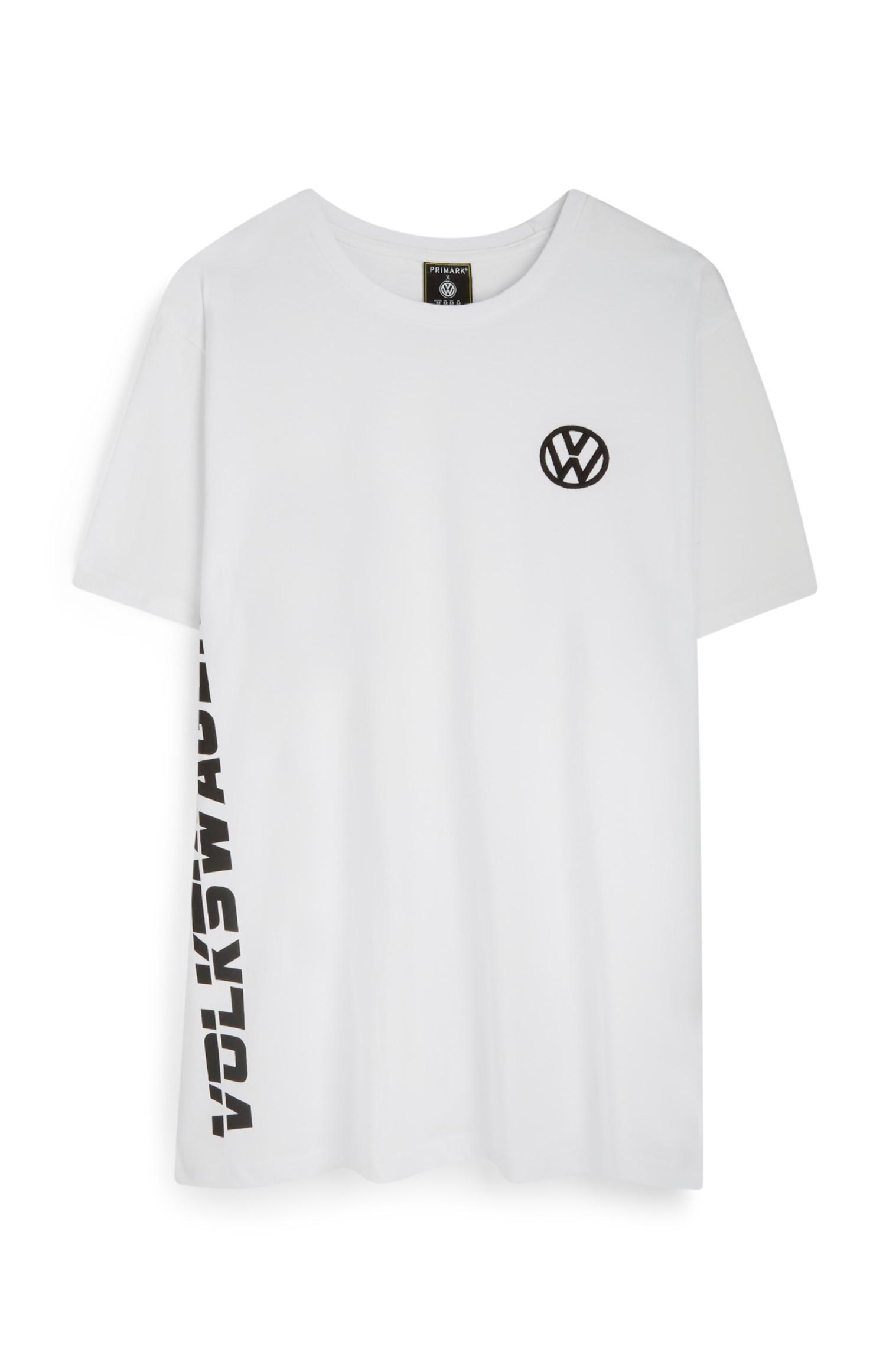 T-shirt logótipo Volkswagen branco
