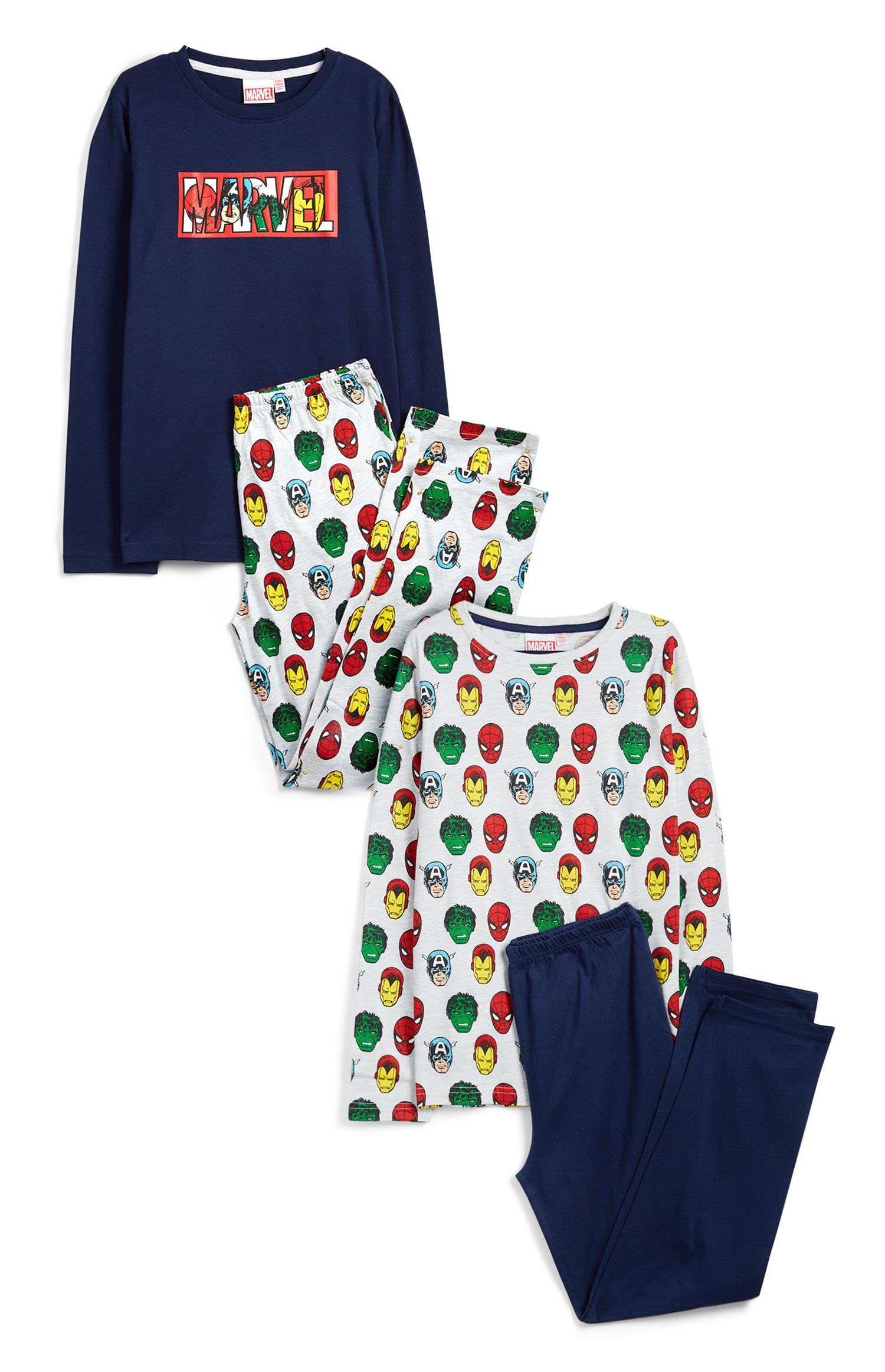 Conjunto de 2 pijamas de Marvel para niño mayor