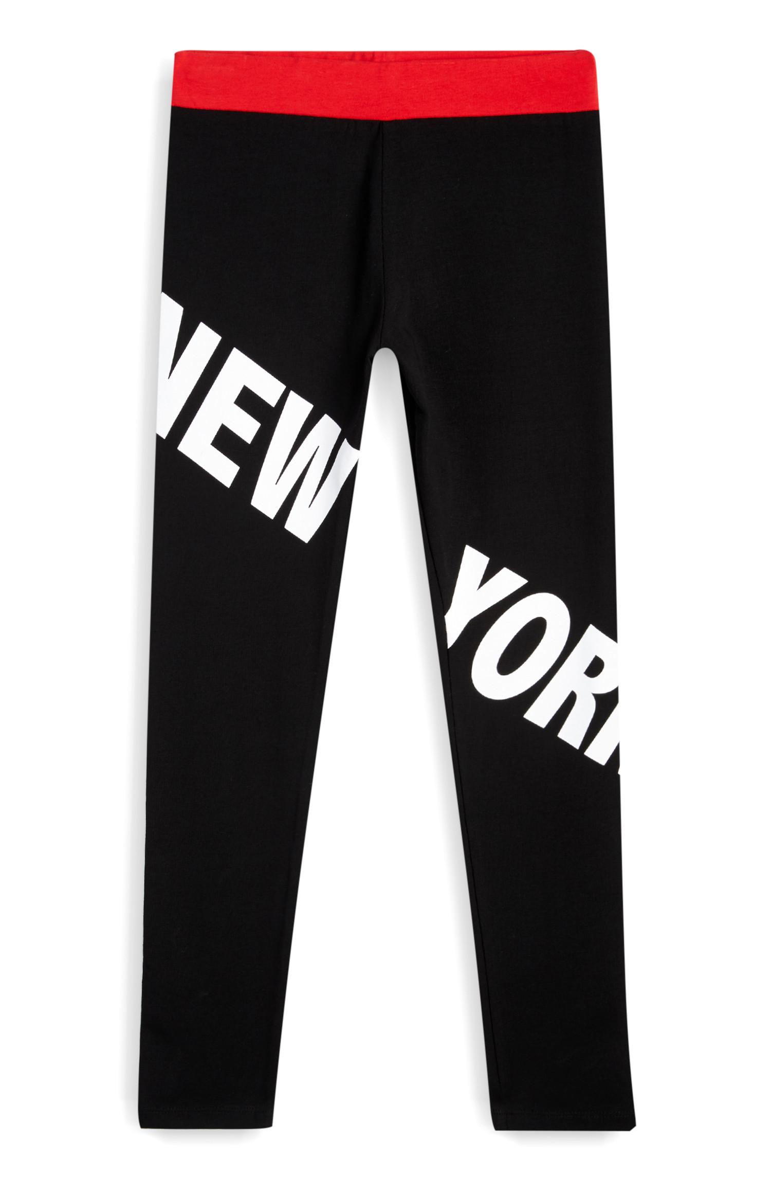 Leggings negros «New York» para niña mayor