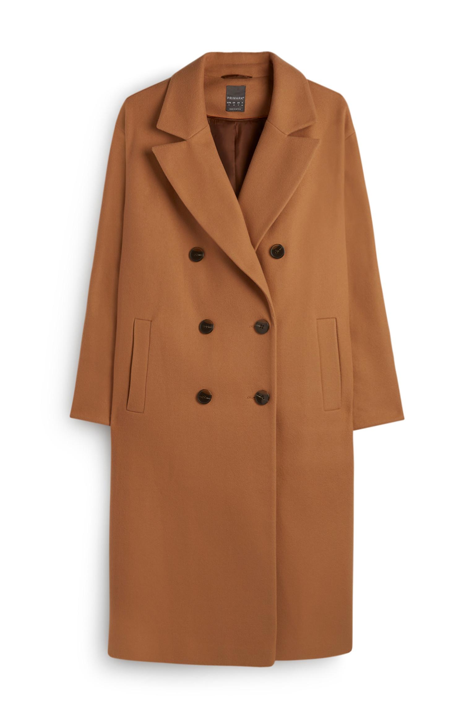 Casaco comprido caramelo