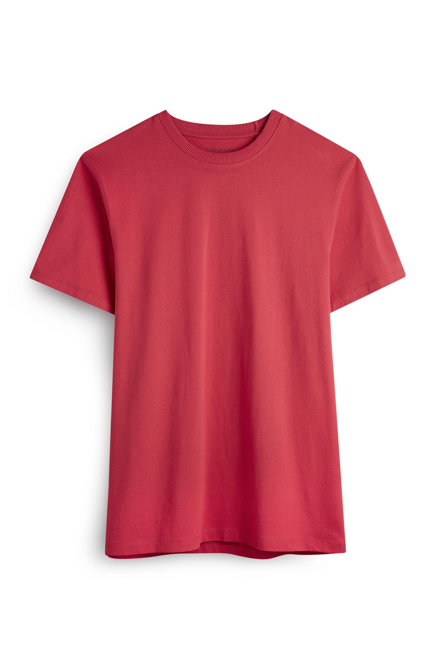 T-shirt larga vermelho