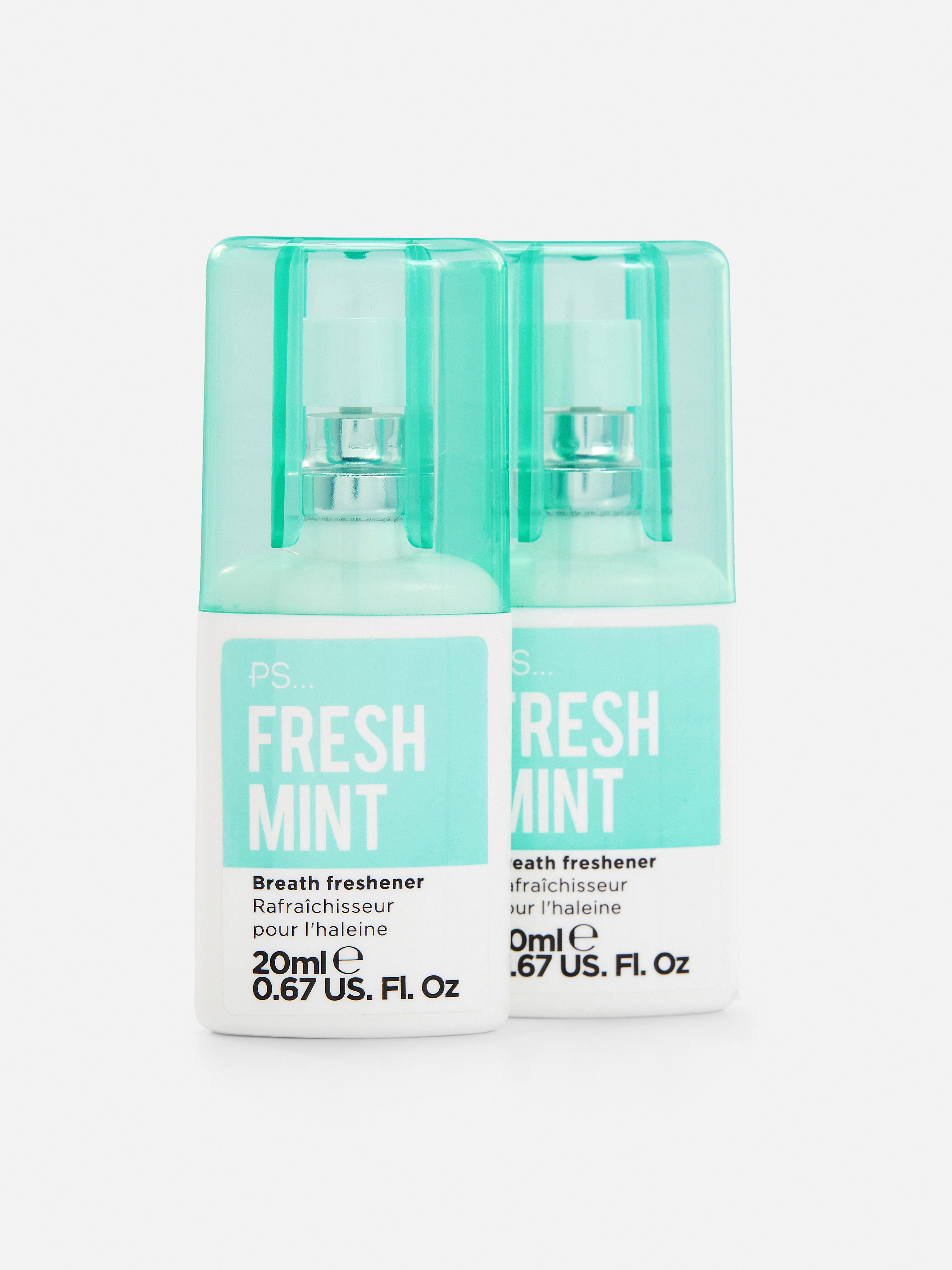Mint Breath Freshener Spray 2Pk Toiletries Soaps, Scrubs & Bath