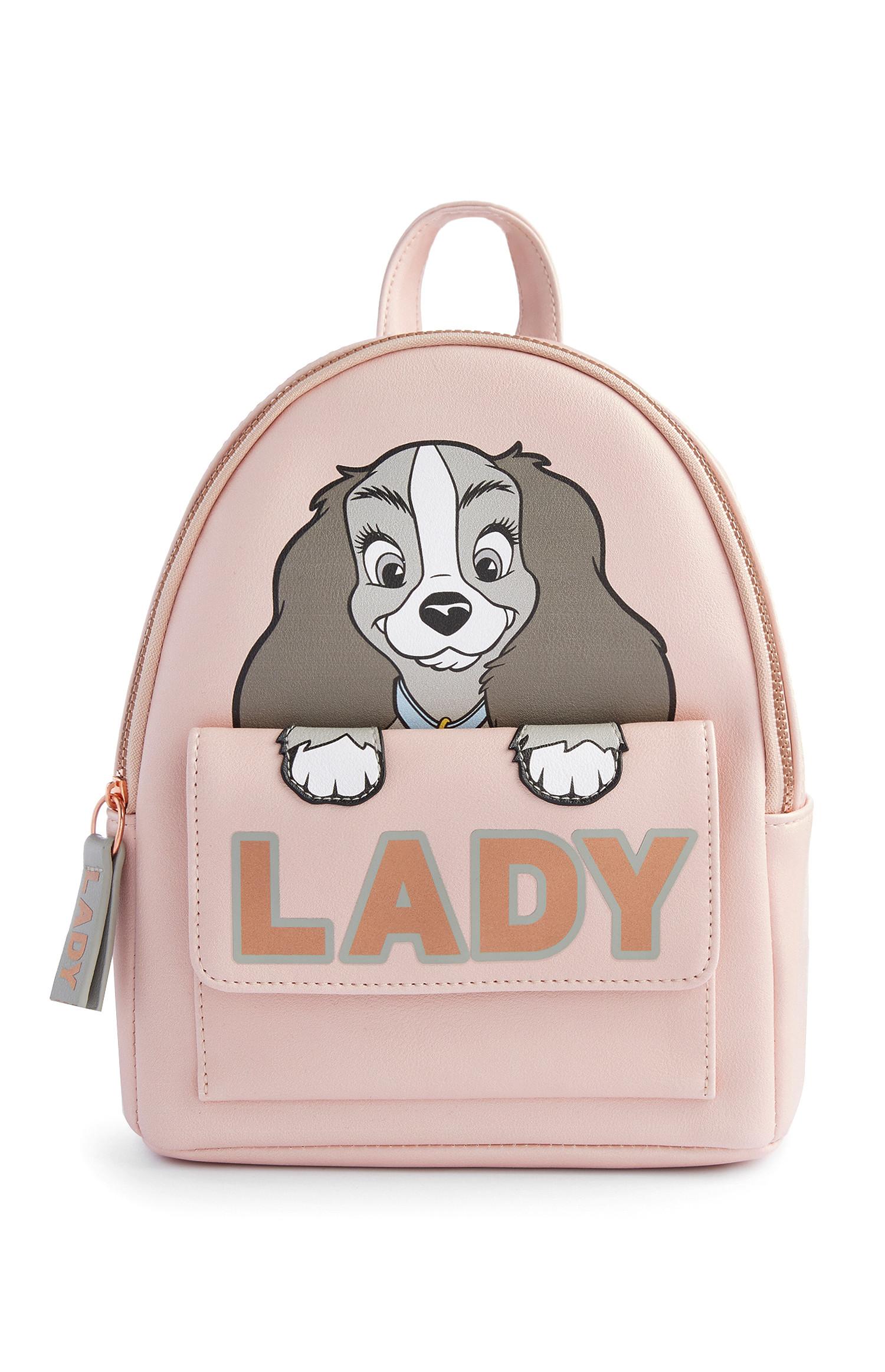 Mochila The Lady And The Tramp rosa pálido