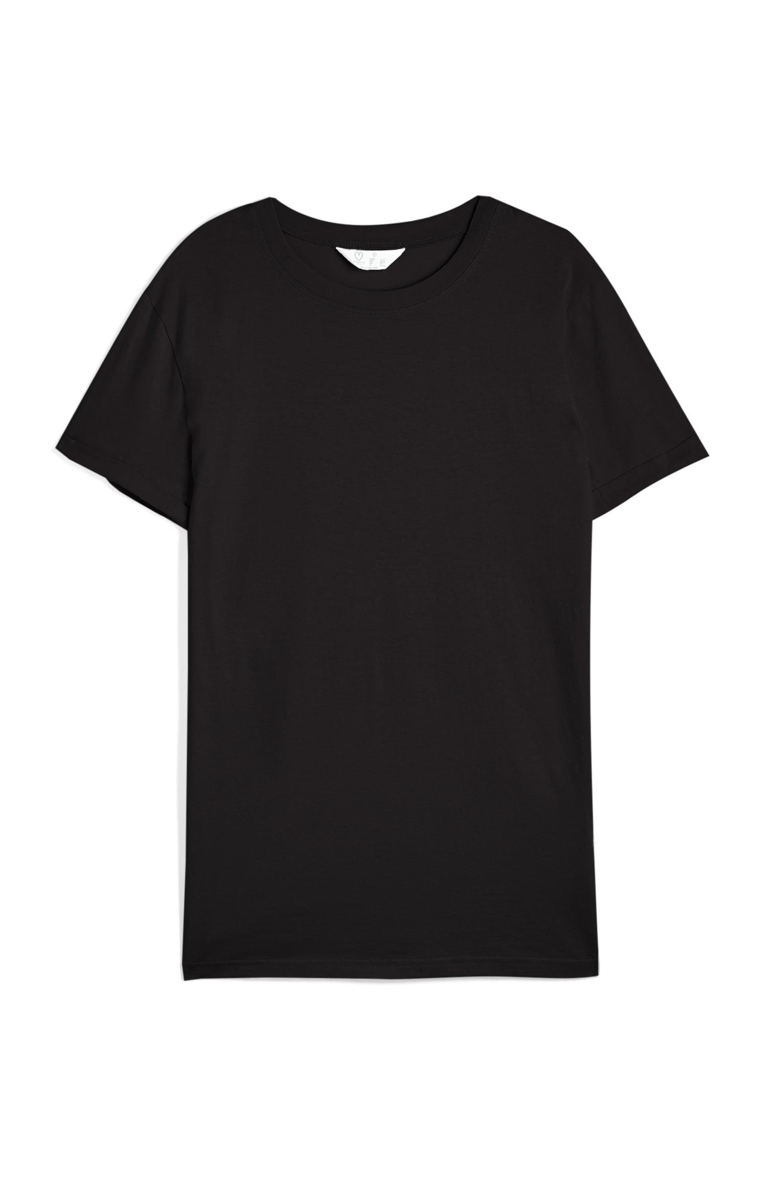 T-shirt noir oversize