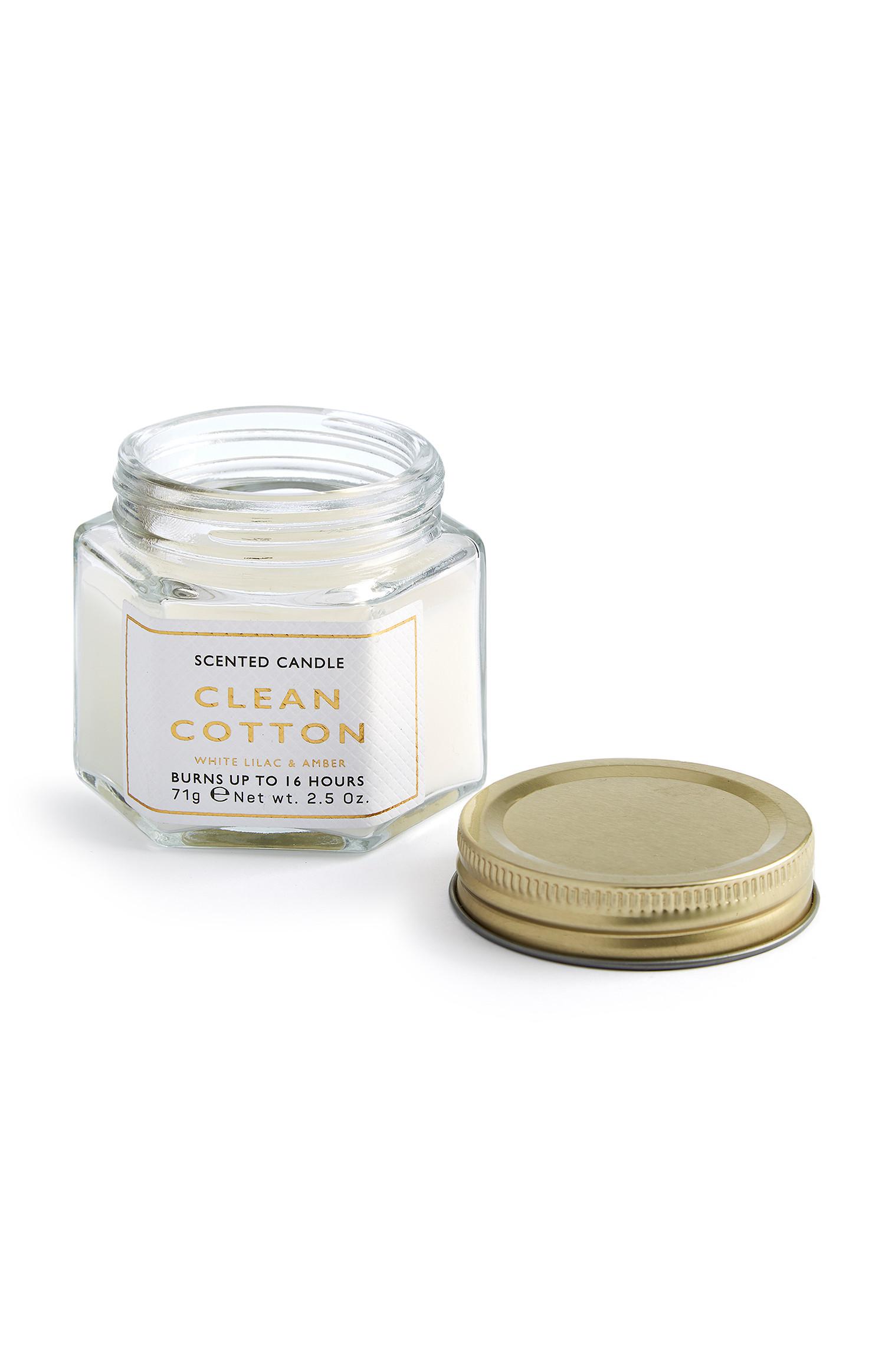 Clean Cotton White Lilac And Amber Candle | Candles | All Homeware