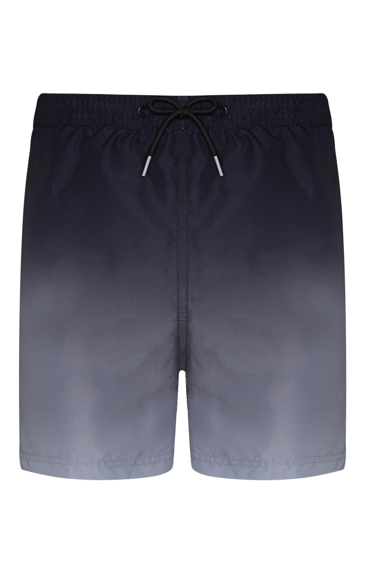 Shorts da bagno neri sfumati