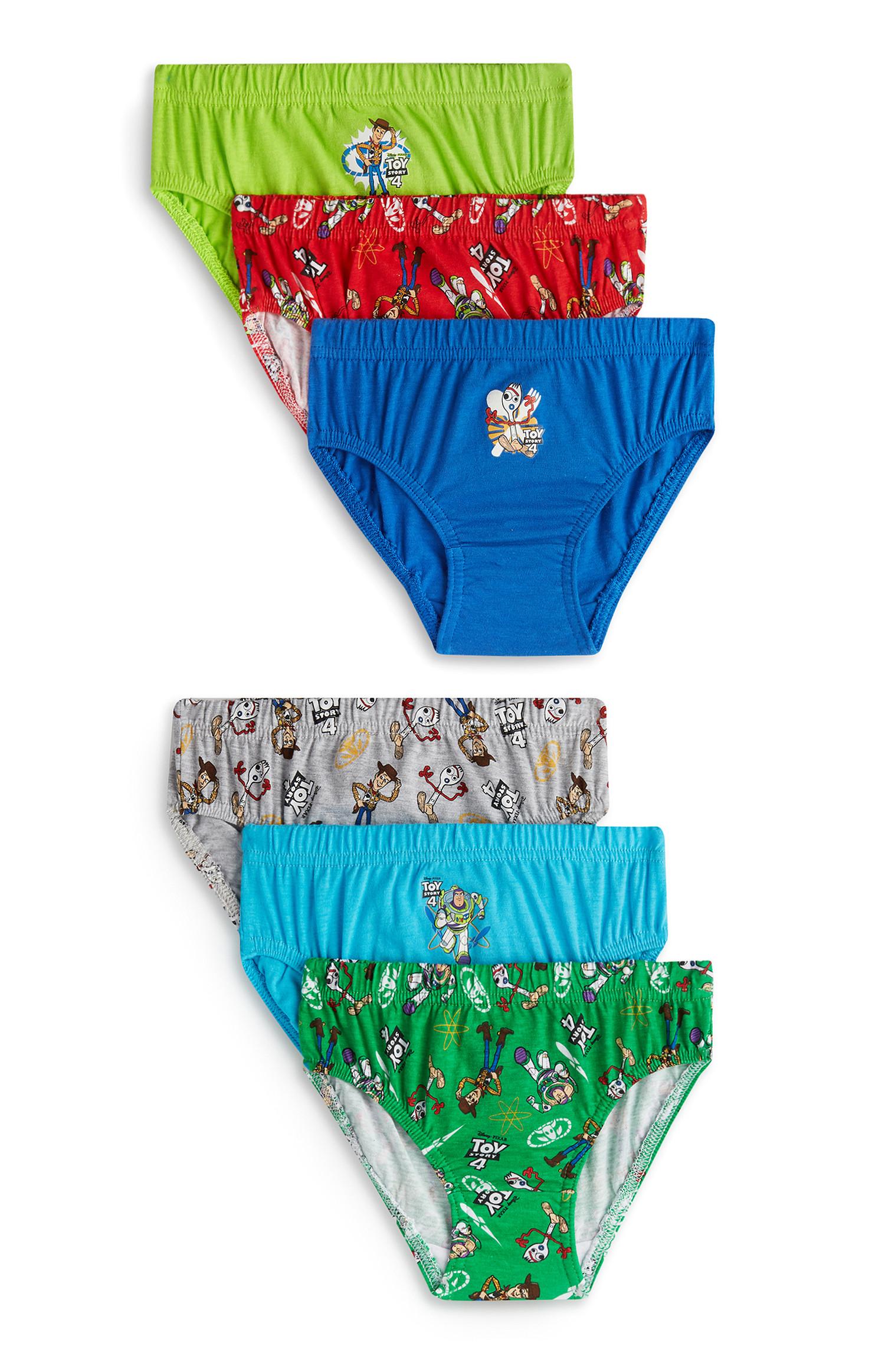 Pack 6 cuecas personagens Toy Story