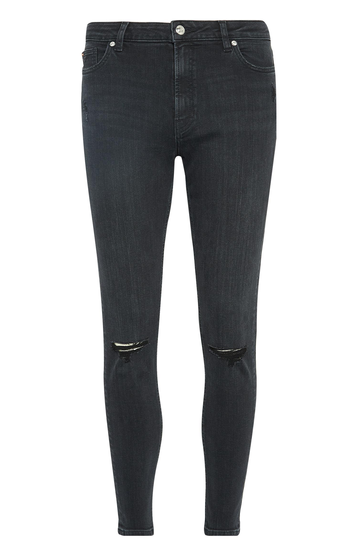 Jean skinny noir déchiré