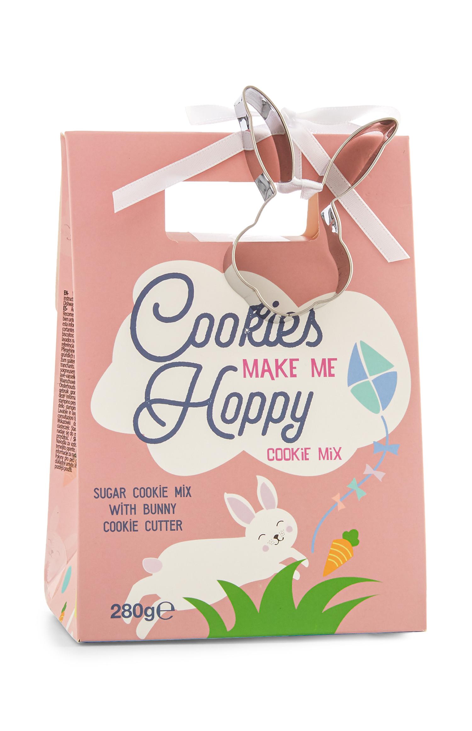 Mešanica za velikonočne piškote z modelčkom zajca