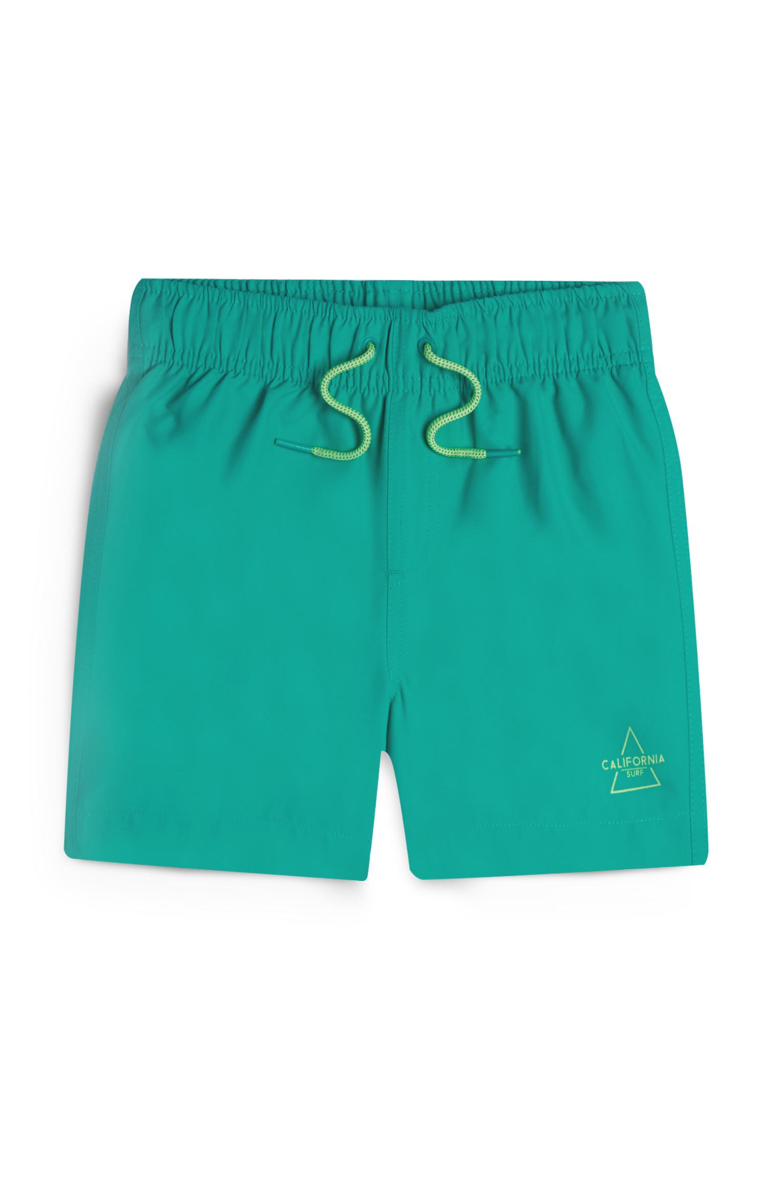 Calções banho menino azul-petróleo