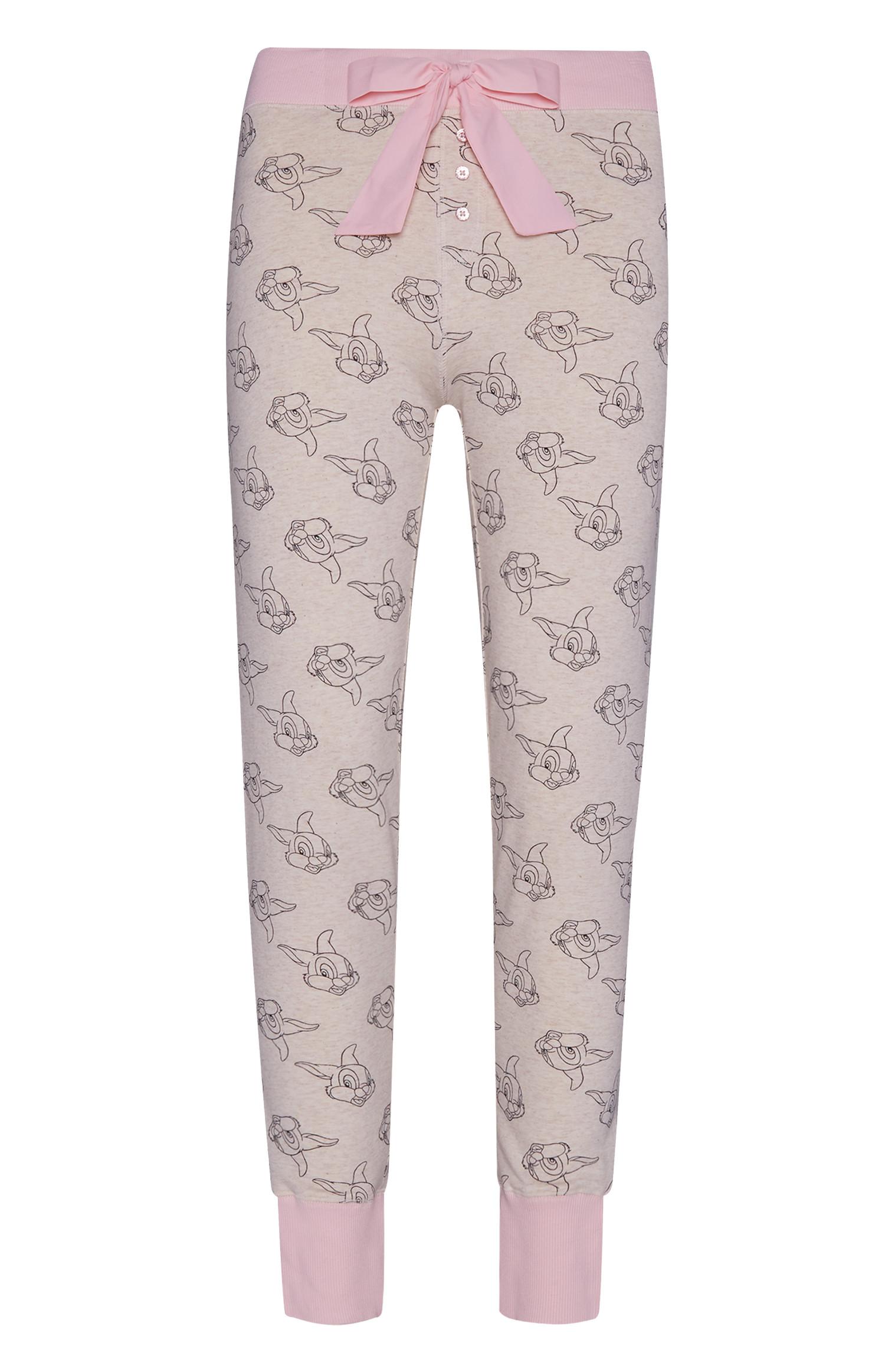 Pantalon de pyjama rose et écru Panpan