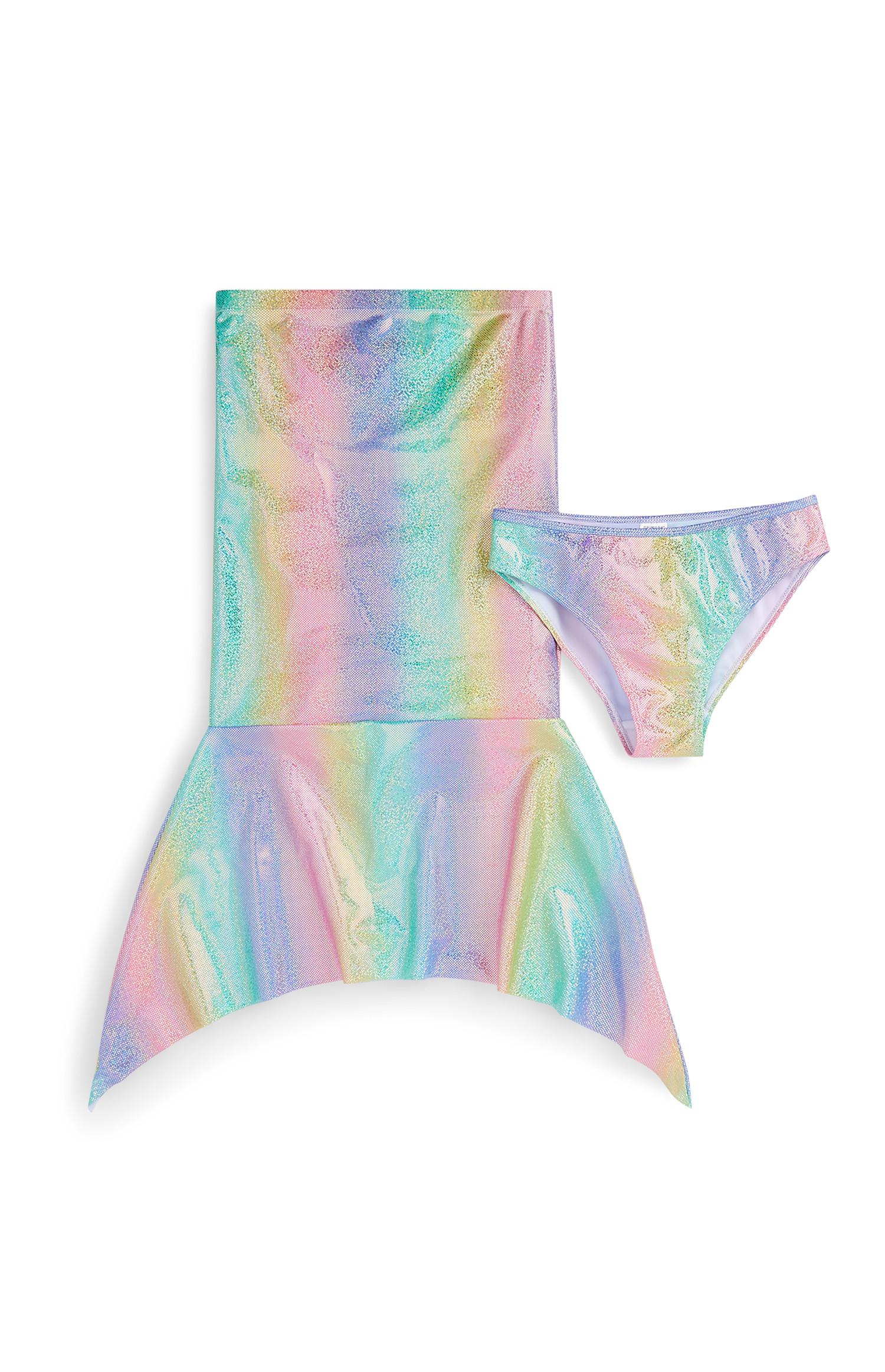 mermaid 3 piece swim set