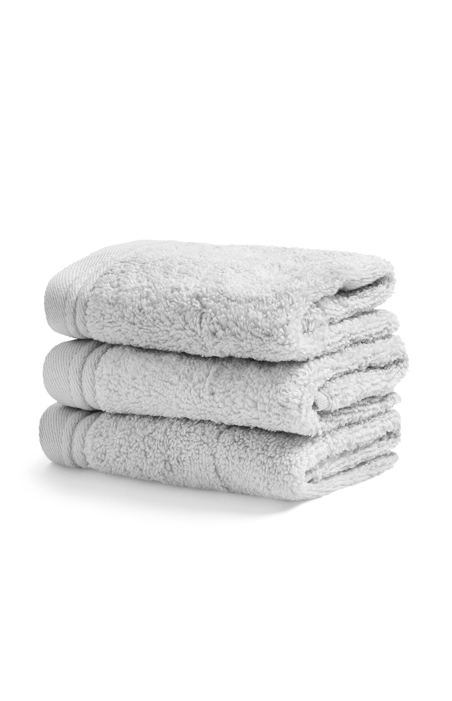 Pack de 3 toallas de cara ultrasuaves grises