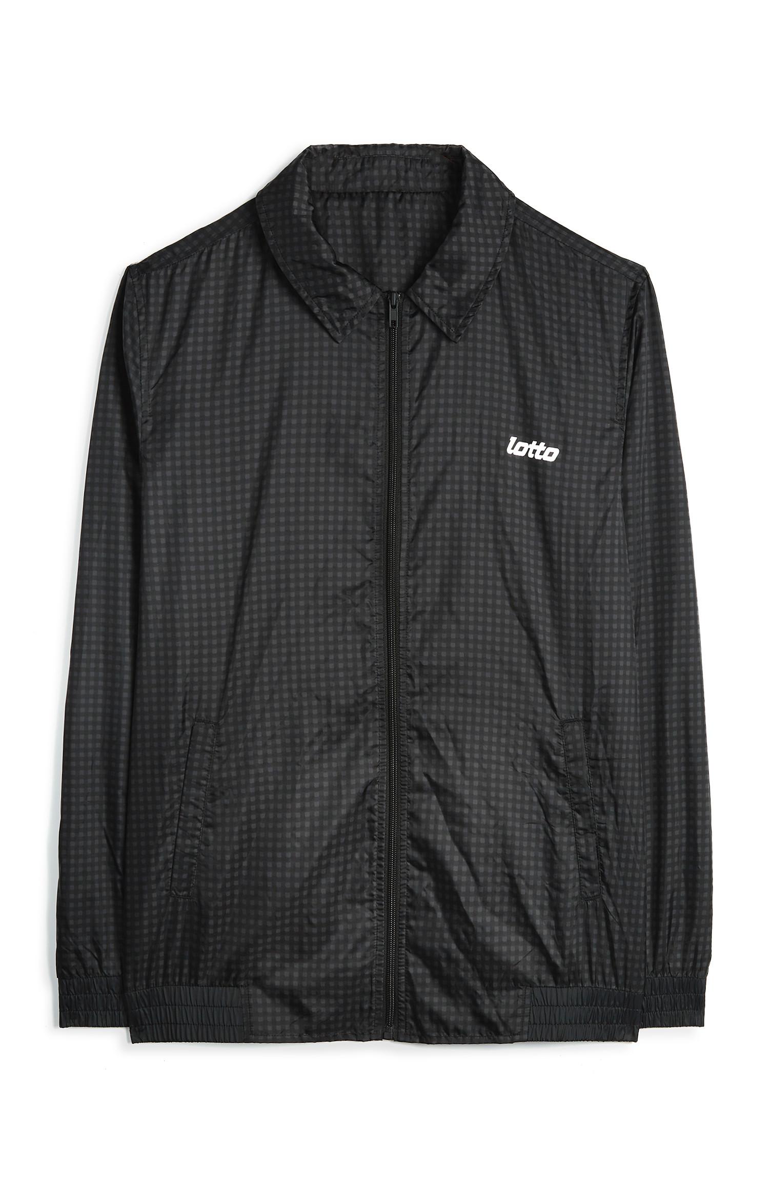 Bomber Lotto noir à carreaux