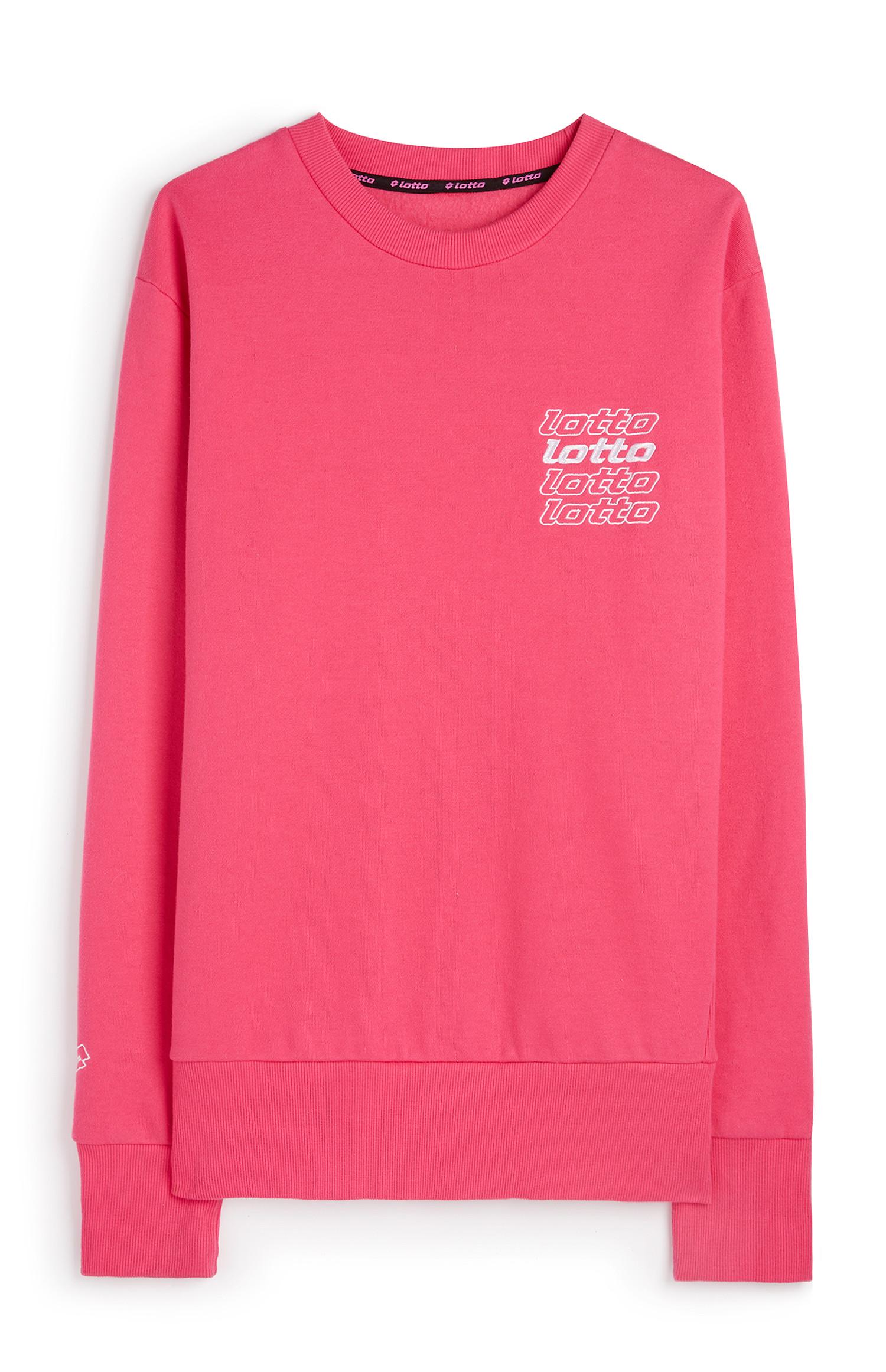 Camisola gola redonda Lotto cor-de-rosa